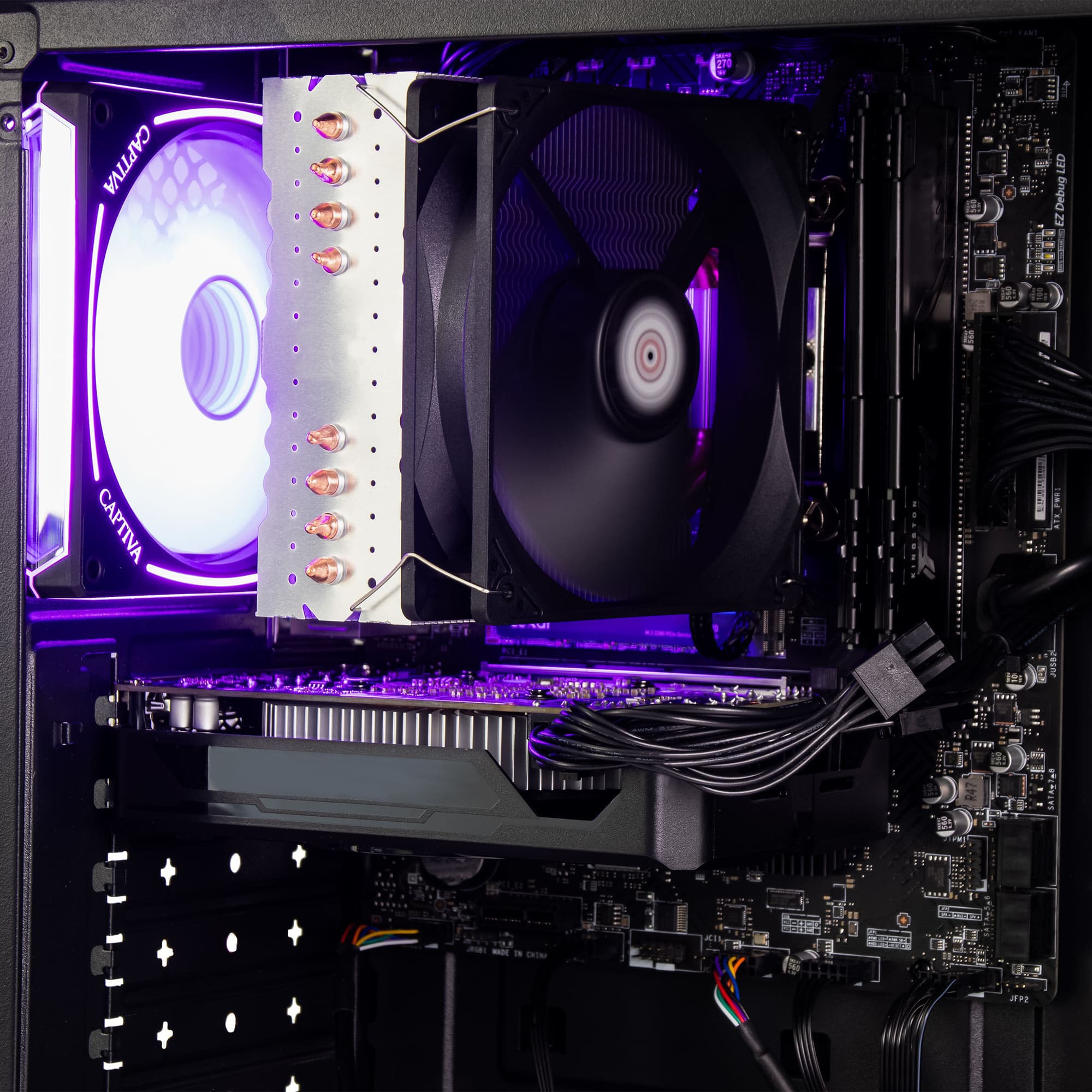 CAPTIVA Gaming-PC-Komplettsystem »Advanced Gaming R85-985 TFT Bundle« 27 ″ AMD Ryzen 5 GeForce RTX 4060 Ti 32 GB RAM 1.000 GB SSD