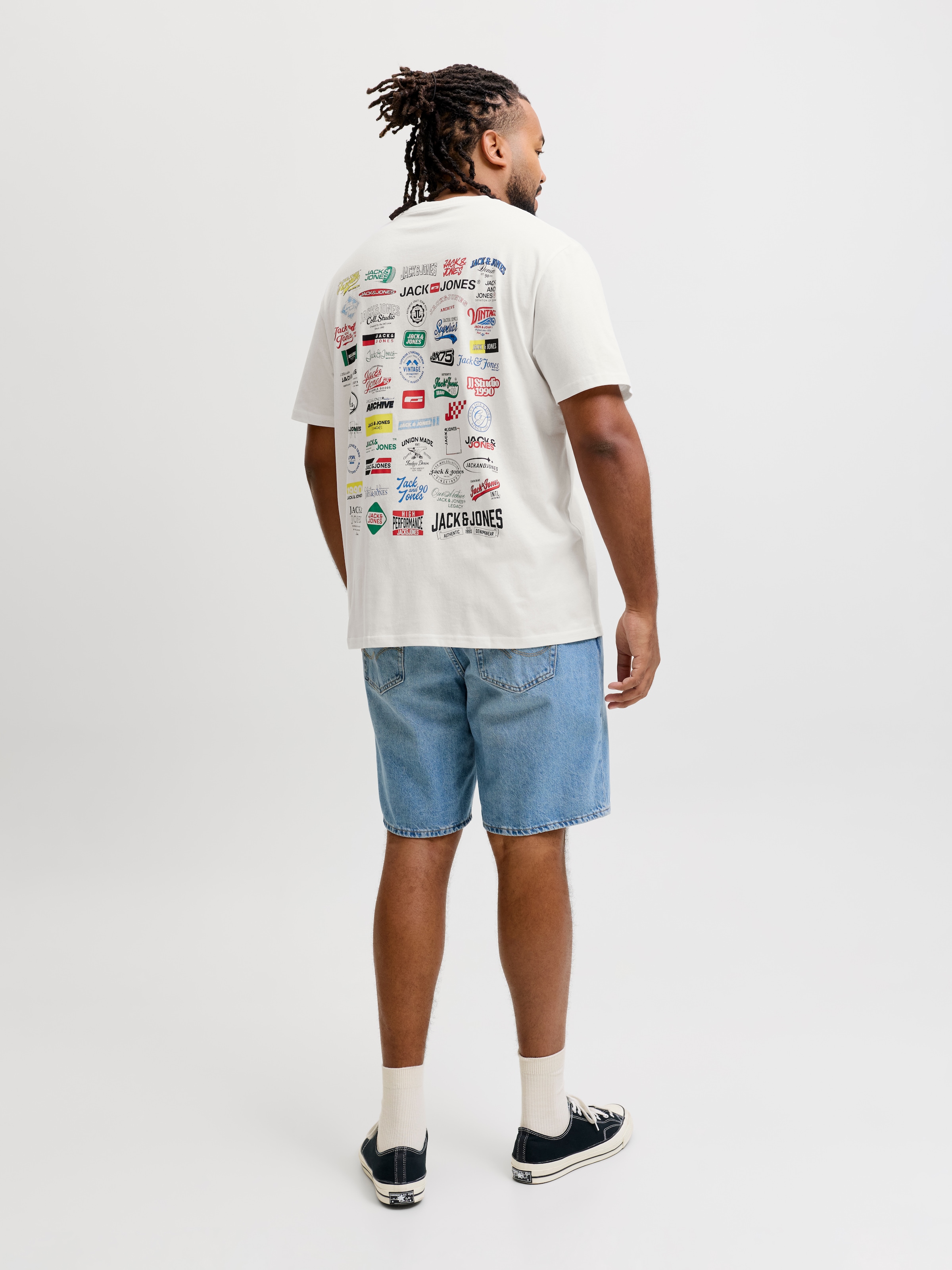 Jack & Jones PlusSize T-Shirt »JJLEGACY TEE SS CREW NECK PLS« Baumwolle, locker geschnitten