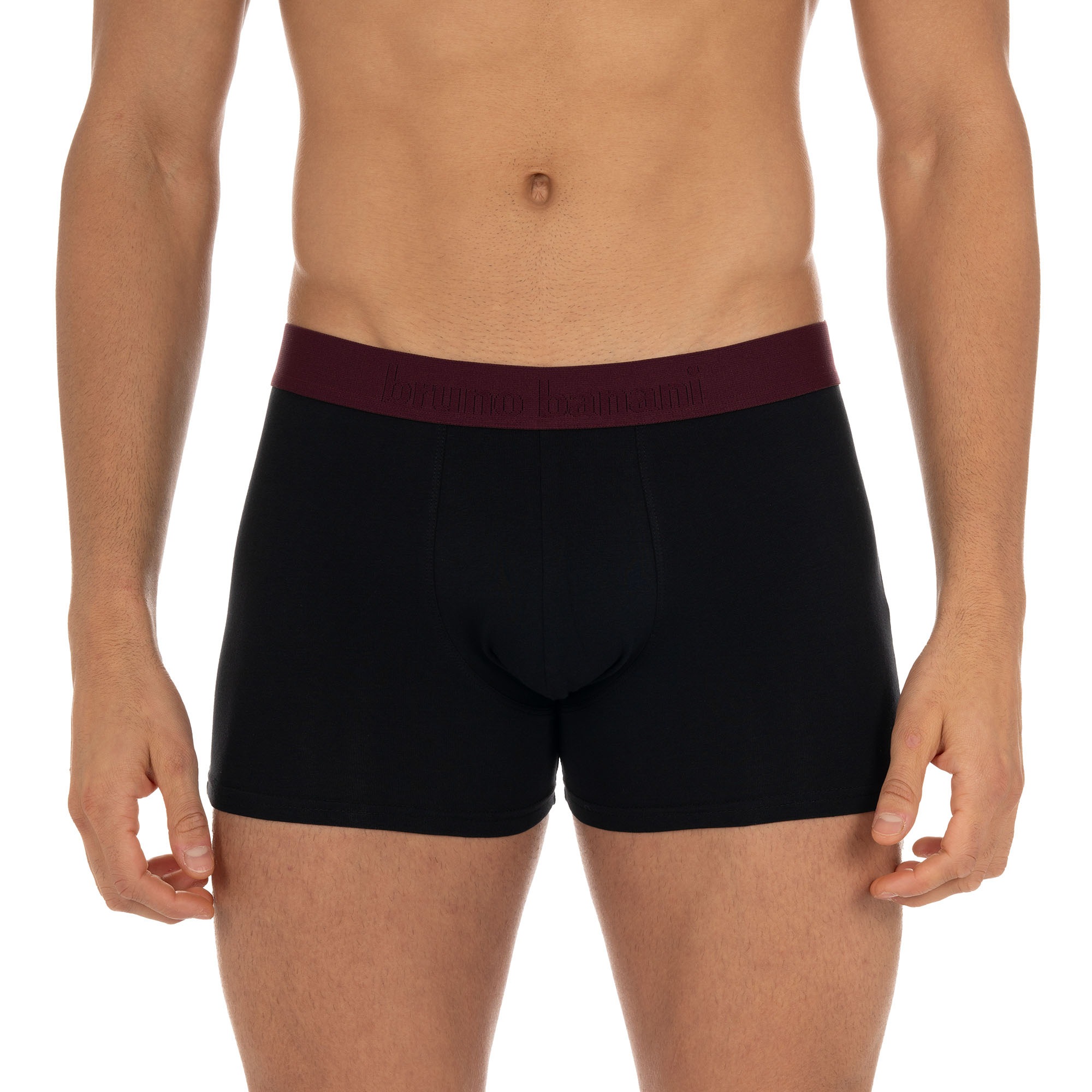 Bruno Banani Boxershorts »FLOWING« 2er Pack,  mit kontrastfarbenem Bündchen