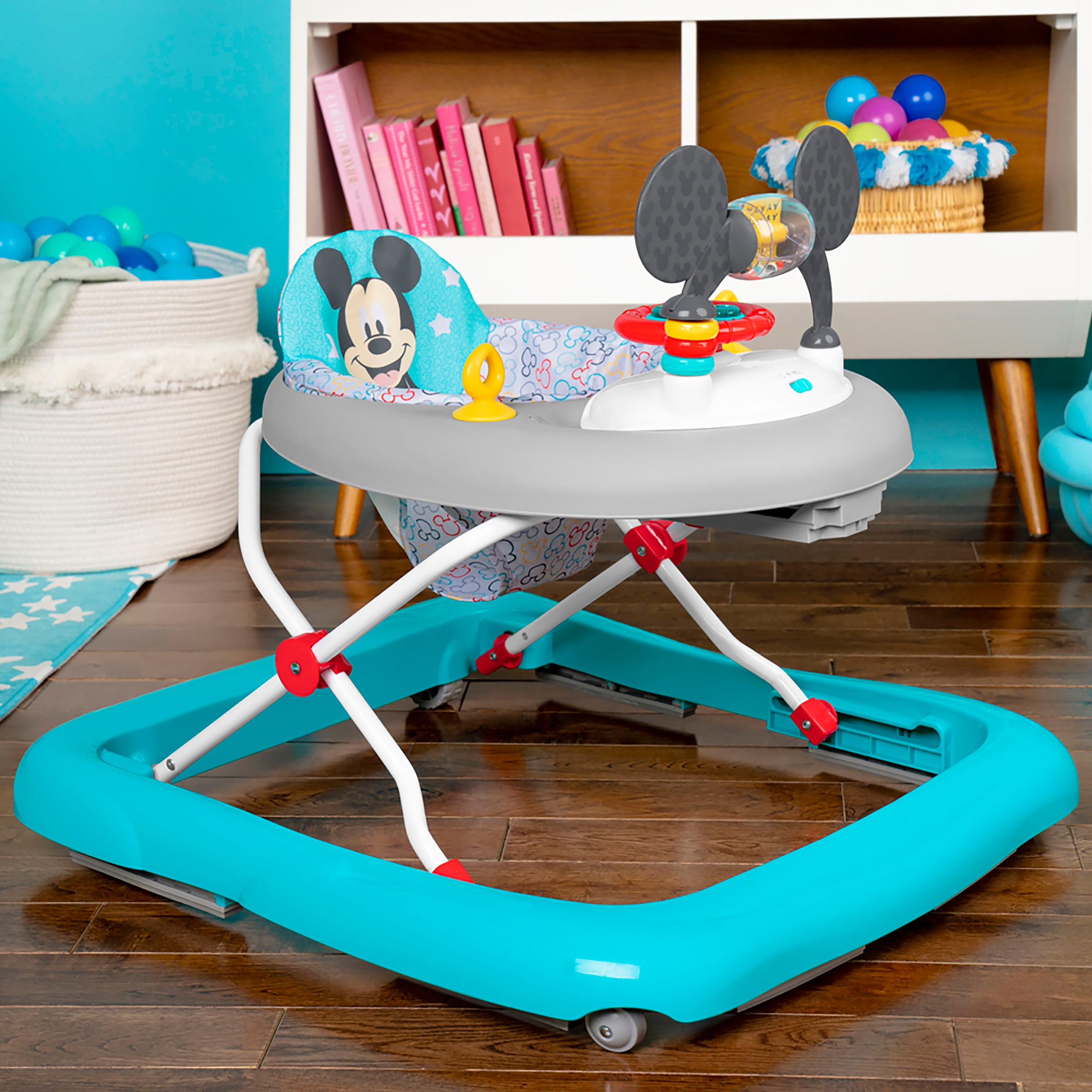 Bright Starts Lauflernhilfe »MICKEY MOUSE Tiny Trek™ Walker, Original Bestie™, 2-in-1 Walker«, mit Licht und Sound