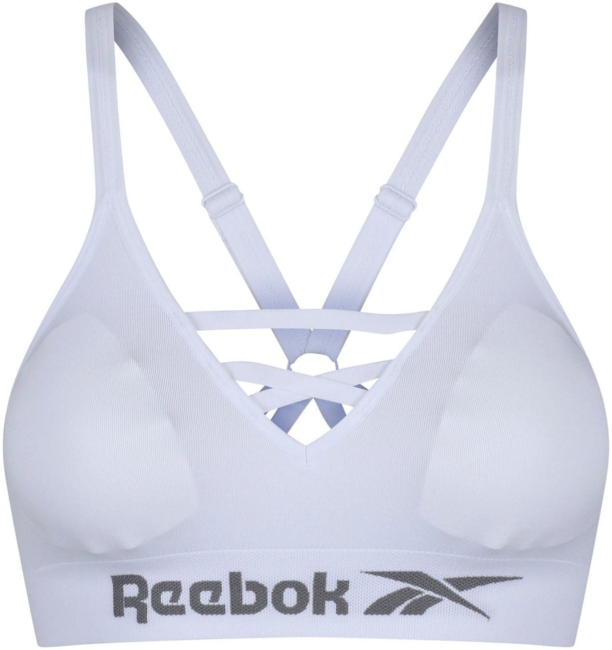 Reebok Bügelloser BH »"Maryna"« herausnehmbare Pads, modern, nahtlos, mit Logo, ohne Verschluss