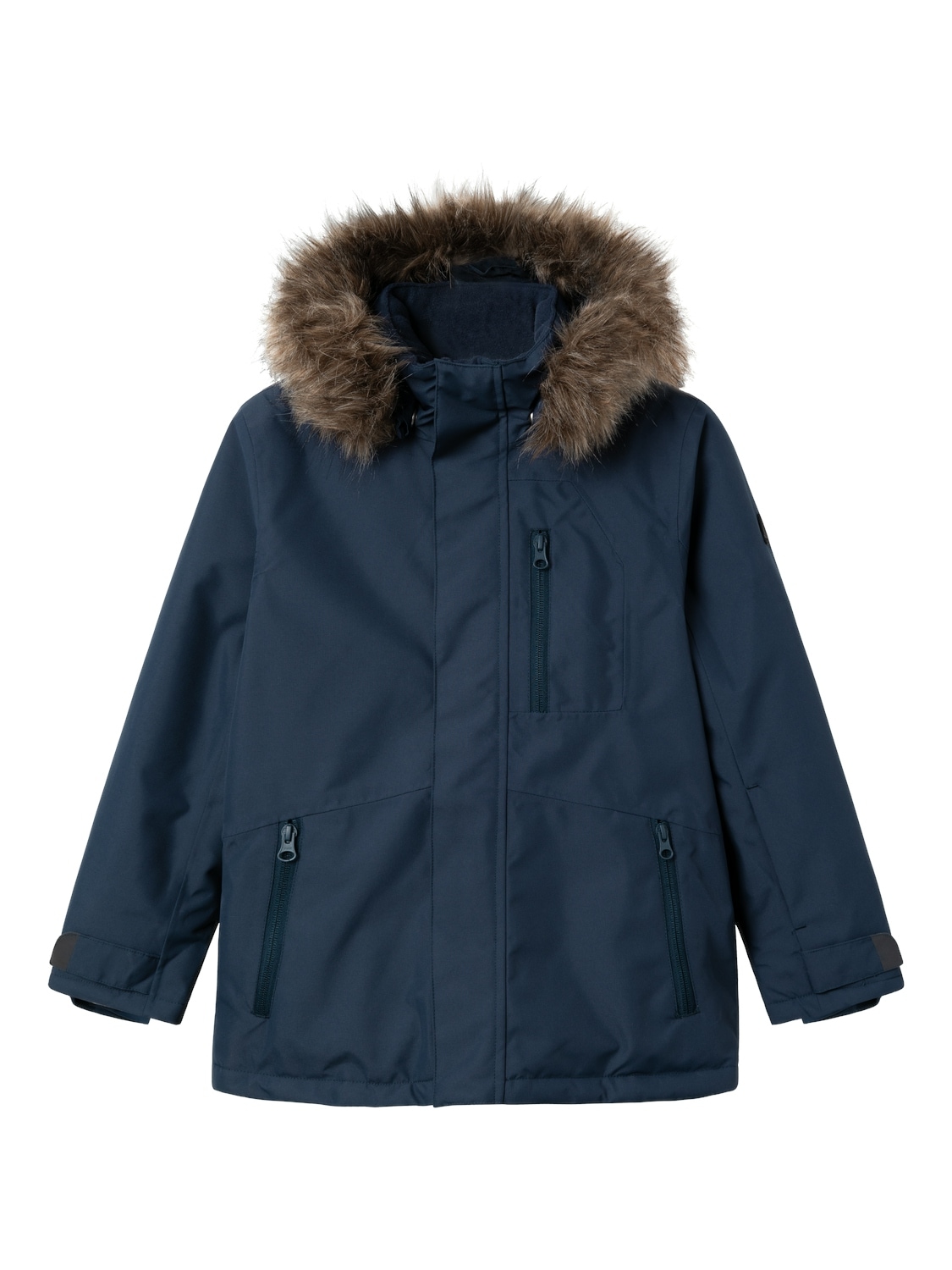 Skijacke »NKMSNOW10 SKI JACKET SOLID FO NOOS«, mit Kapuze