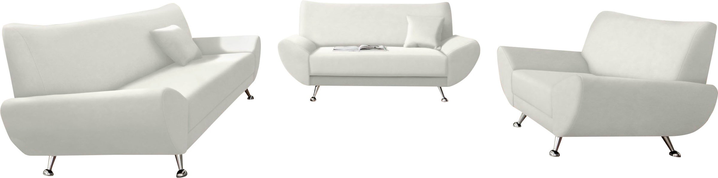 INOSIGN Polstergarnitur »Saltare elegant und komfortabel, OTTOs Choice«, (3 tlg.)