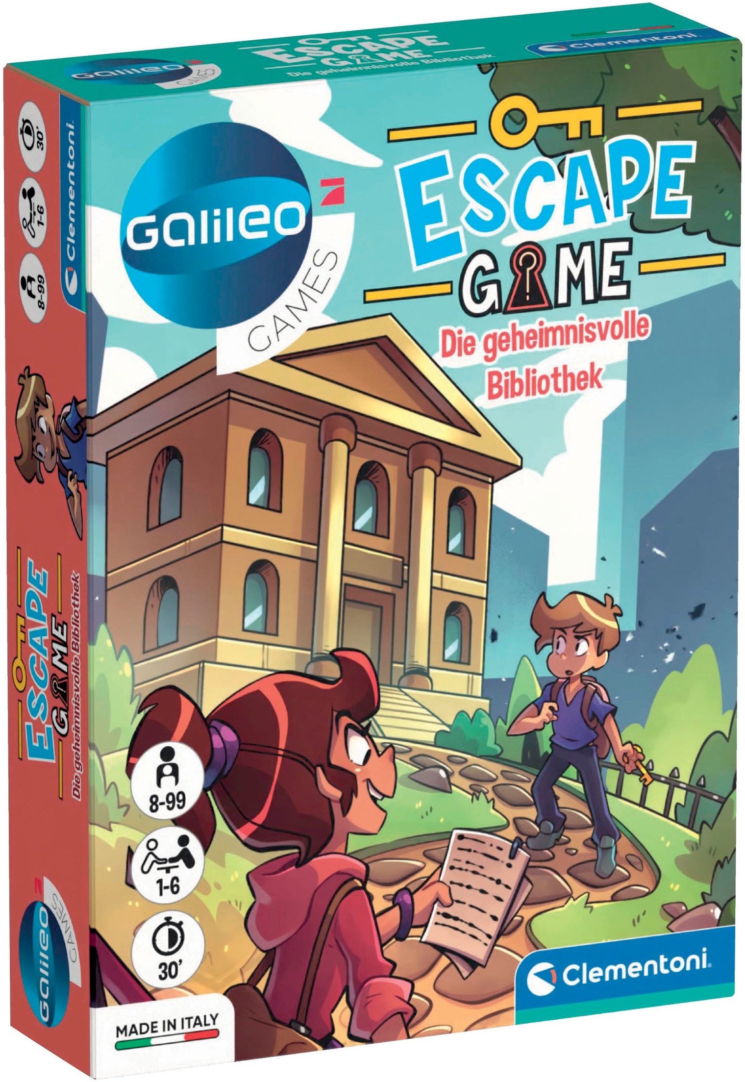 Spiel »Galileo Games, Escape Games, Die geheimnisvolle Bibliothek«, Made in Europe;...