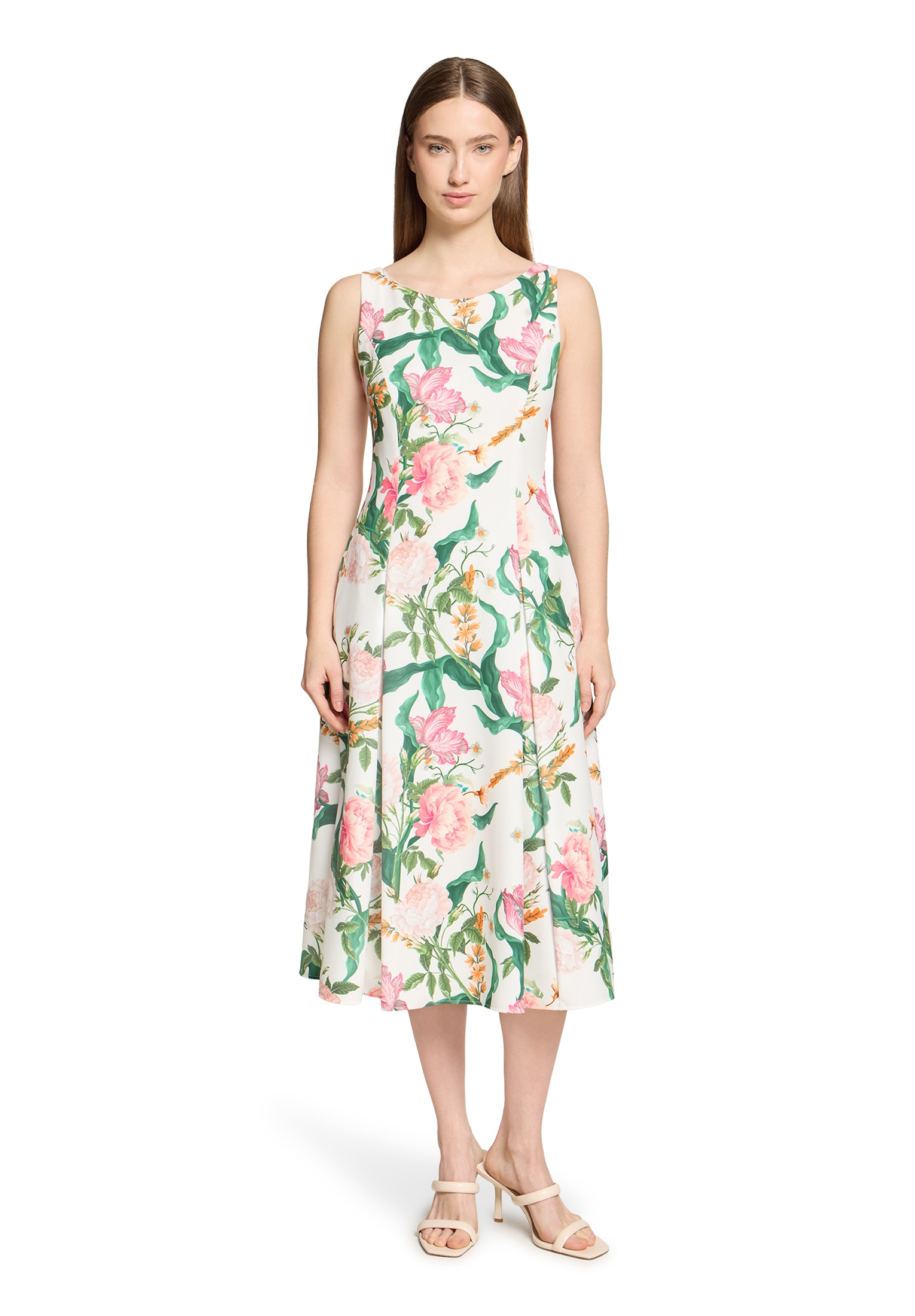 Vera Mont Sommerkleid »Blumenkleid mit Kellerfalten«