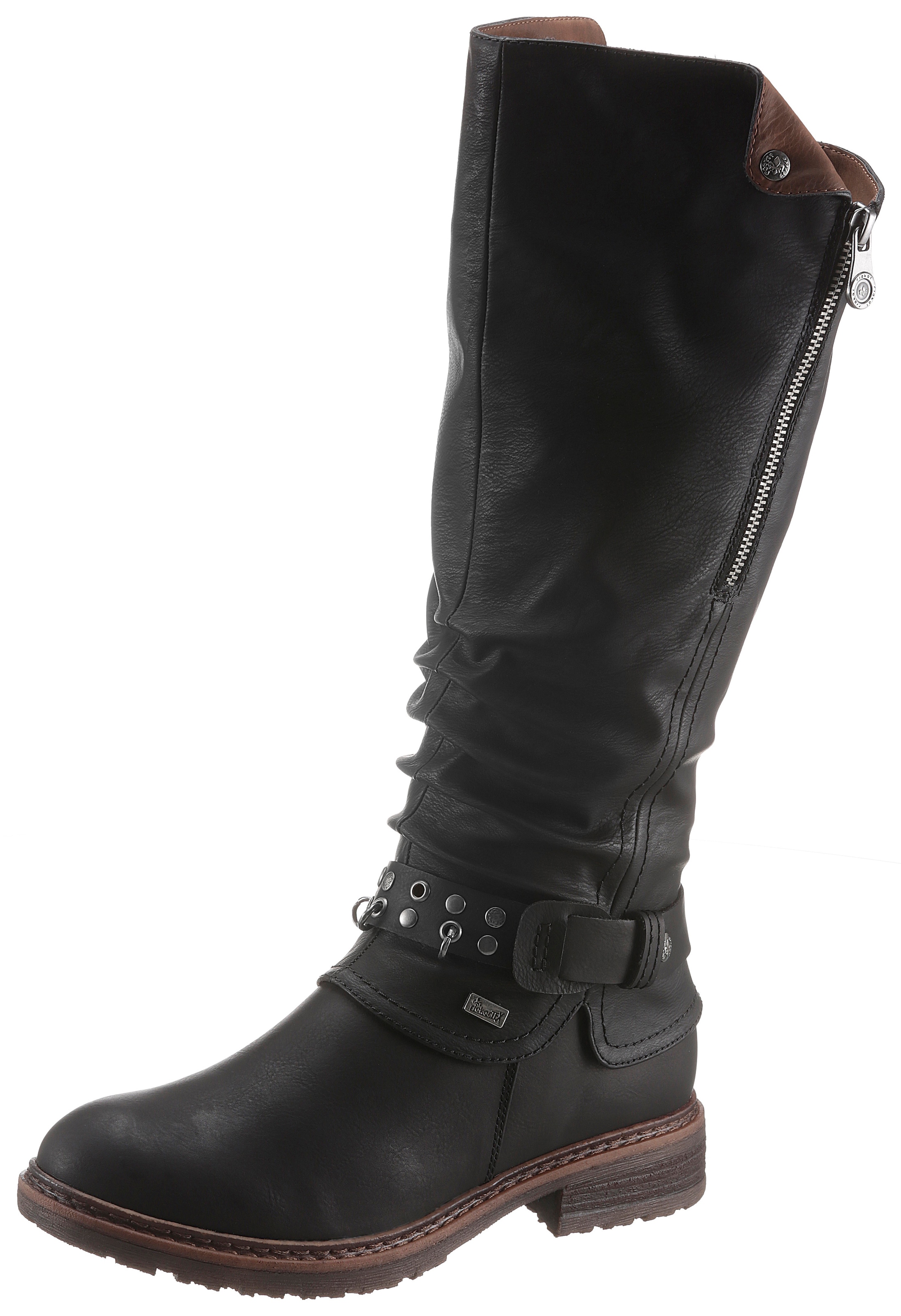 Rieker Winterstiefel, Winterboots, Blockabsatz, mit TEX-Membran, Varioschaft