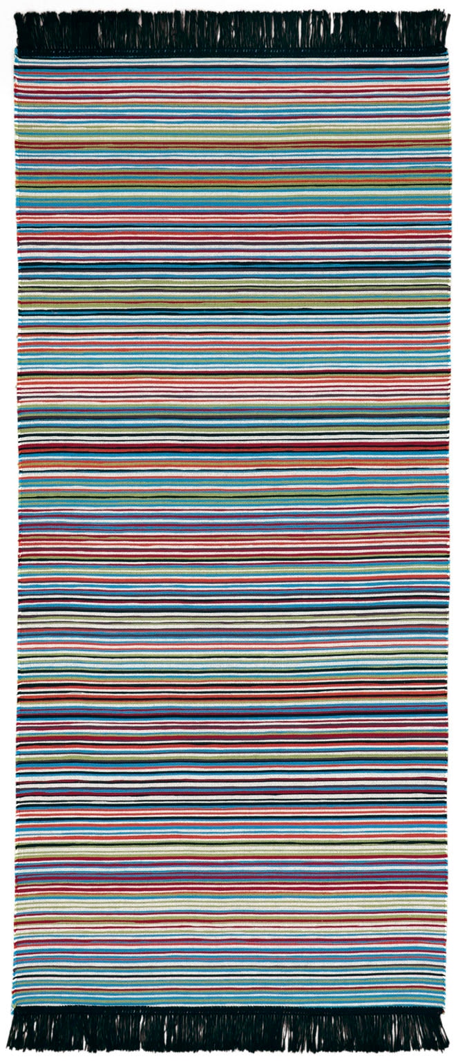 Biederlack Läufer »Stripe«, rechteckig, Streifen Teppich-Läufer, modernes Fransen, mit waschbar Design