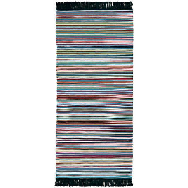 Biederlack Läufer »Stripe«, rechteckig, Teppich-Läufer, modernes Streifen  Design, mit Fransen, waschbar