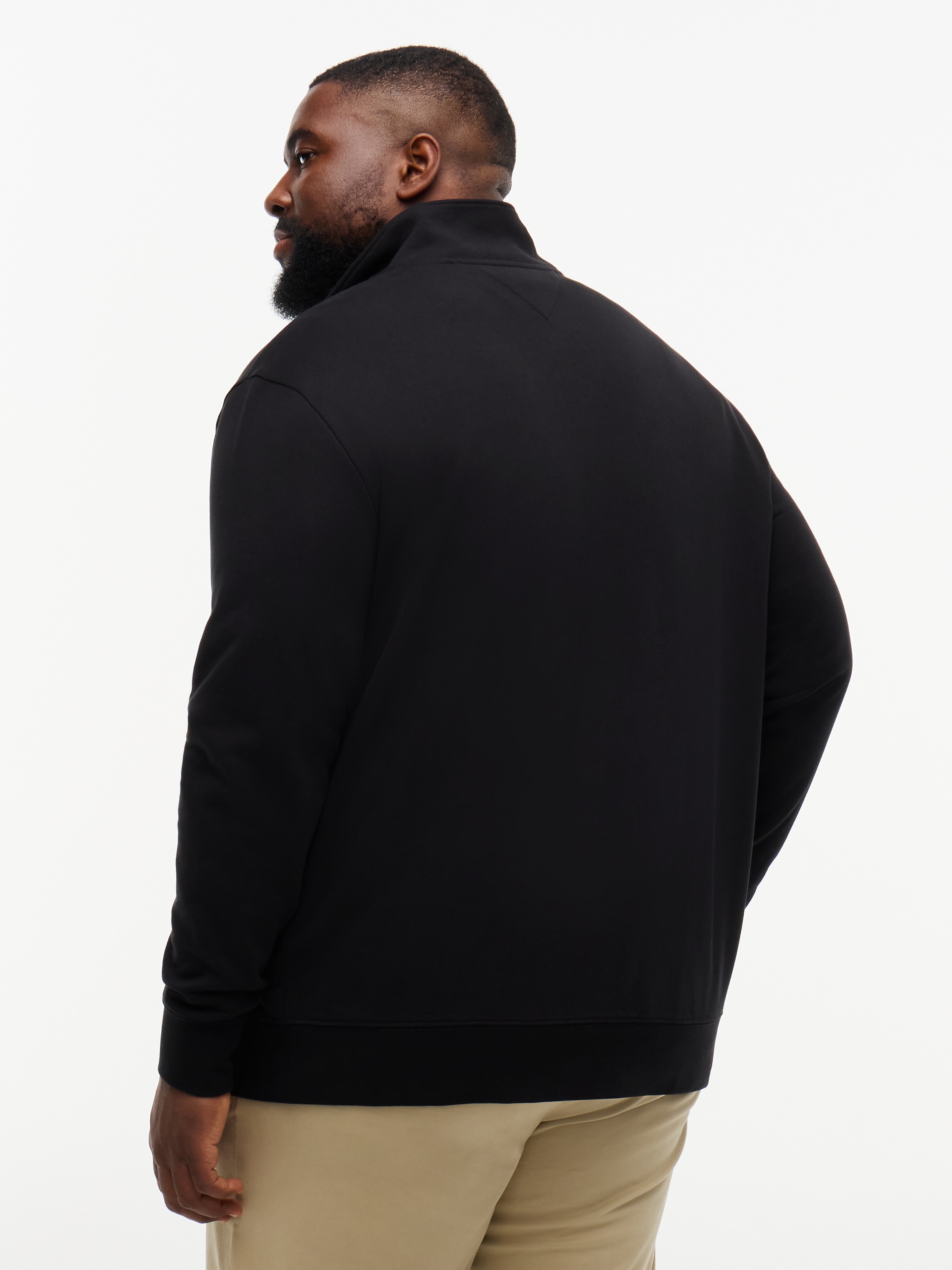 Tommy Hilfiger Big & Tall Sweatjacke »BT-SCRIPT STACK STAND COLLAR« Große Größen