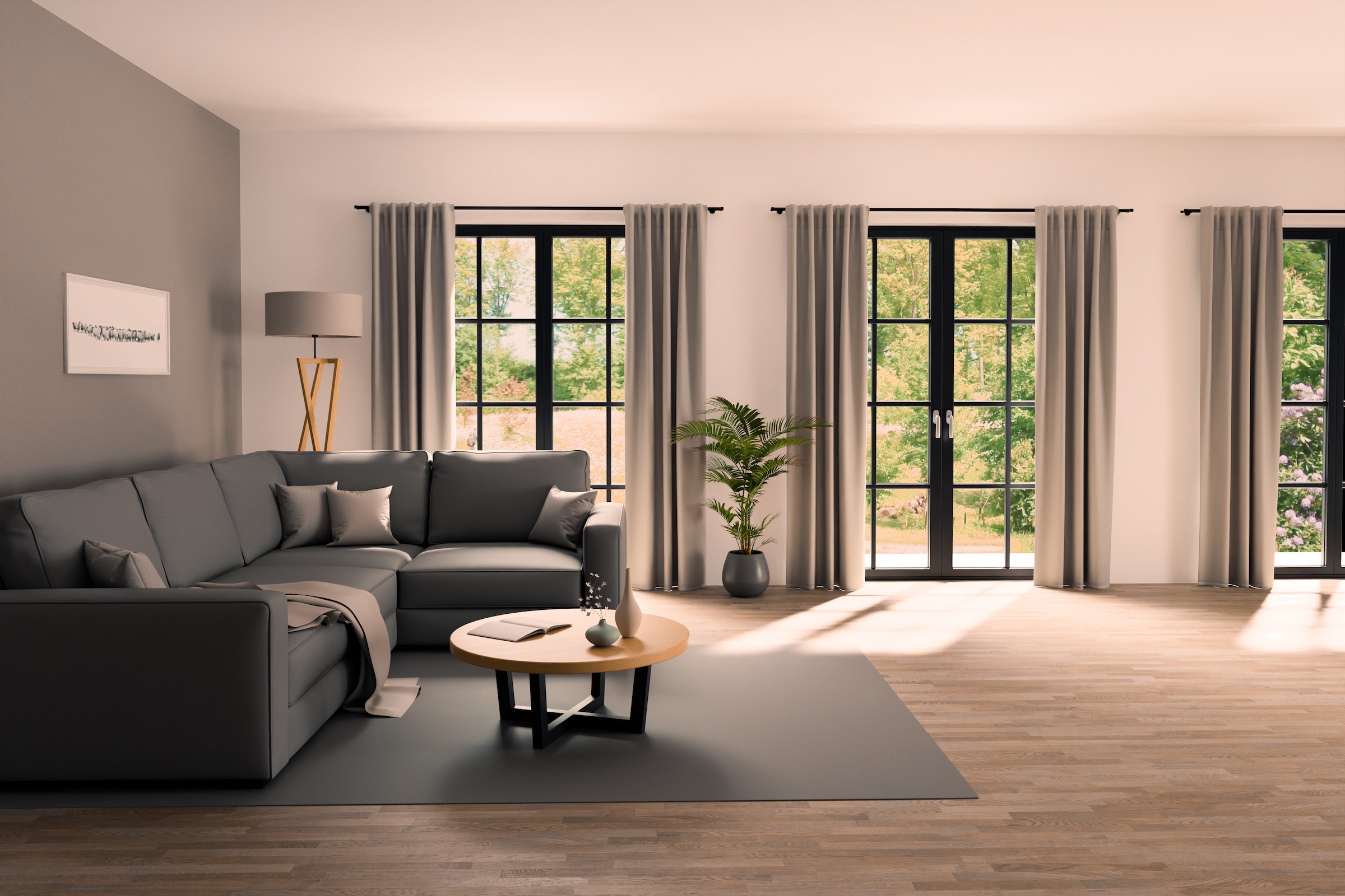 HOMING Vorhang »Brando« verdeckte Schlaufen 1 Stk. tlg. Vorhang Brando