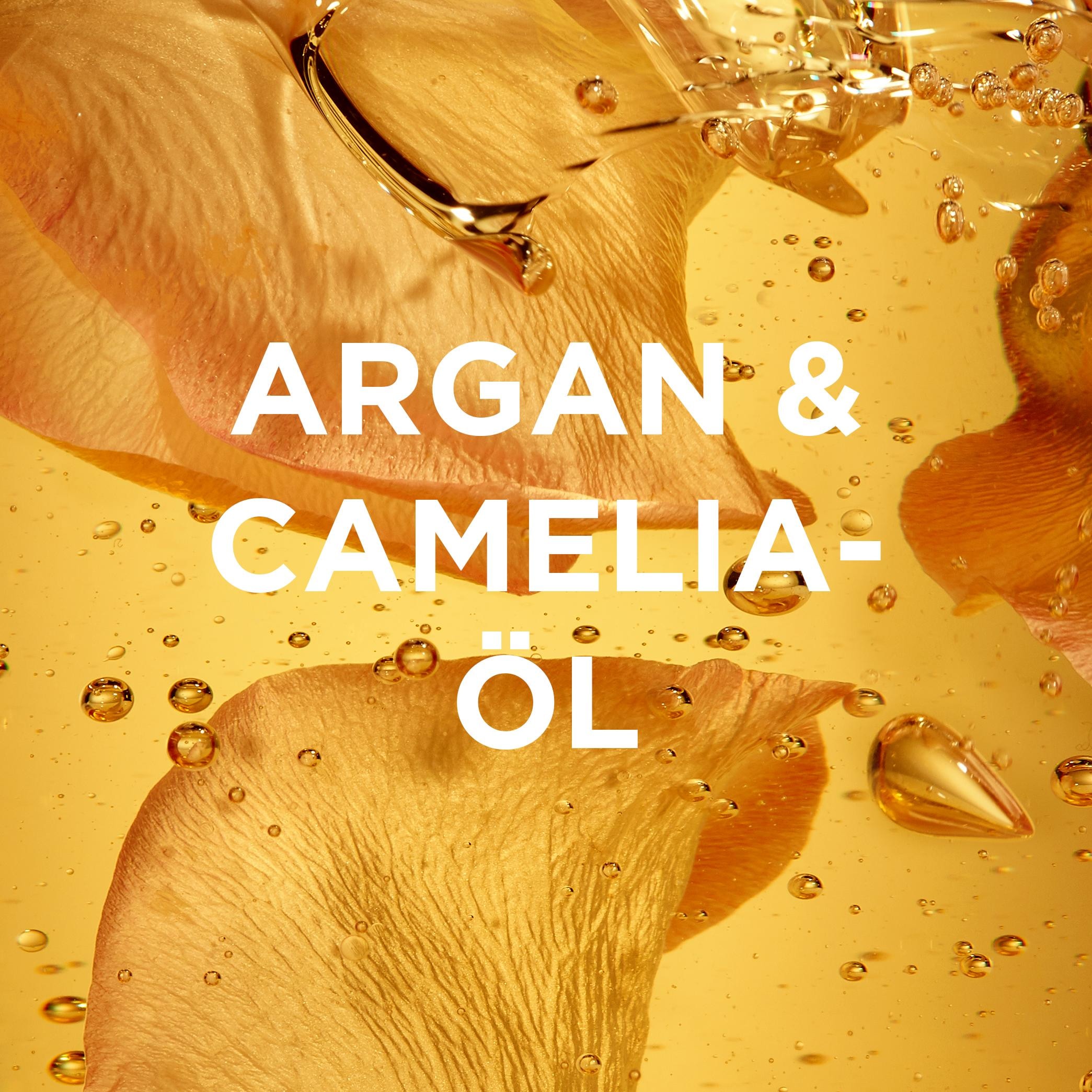 GARNIER Haarkur »WAHRE SCHÄTZE 1-MINUTE HAARKUR ARGAN & CAMELIS-ÖL« für trockenes, glanzloses Haar, mit Arganöl und Camelianöl