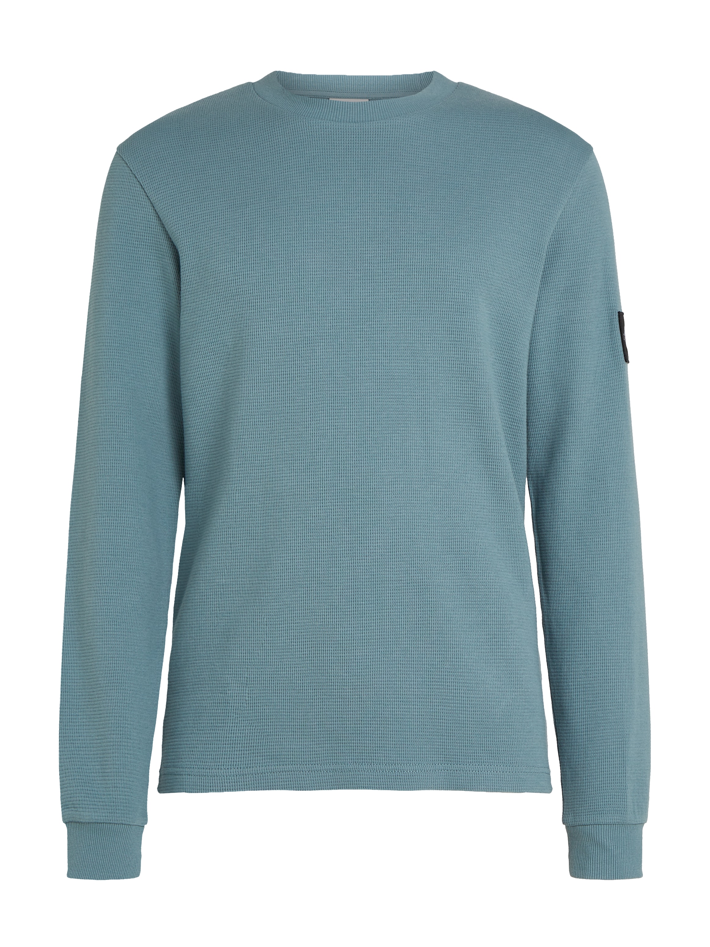 Calvin Klein Jeans Langarmshirt »BADGE WAFFLE LS TEE«, mit Logopatch