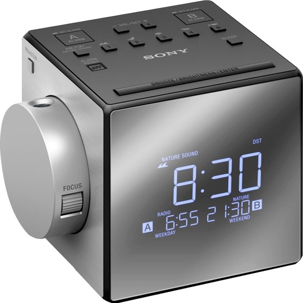 Sony Uhrenradio »ICF-C1PJ«, (Bluetooth FM-Tuner)