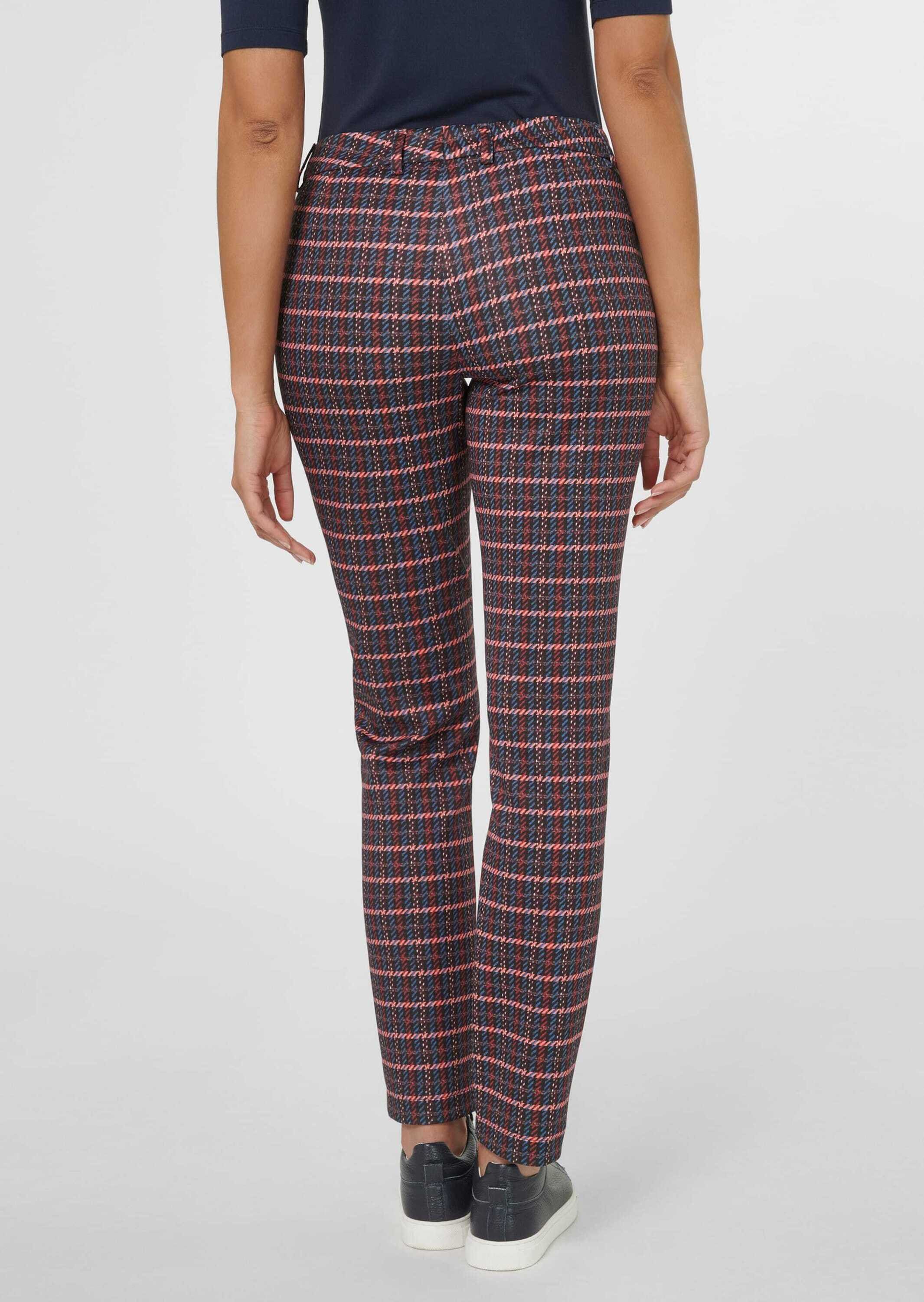 MADELEINE Stoffhose »Hose Stretchhose mit Karo-Druck«