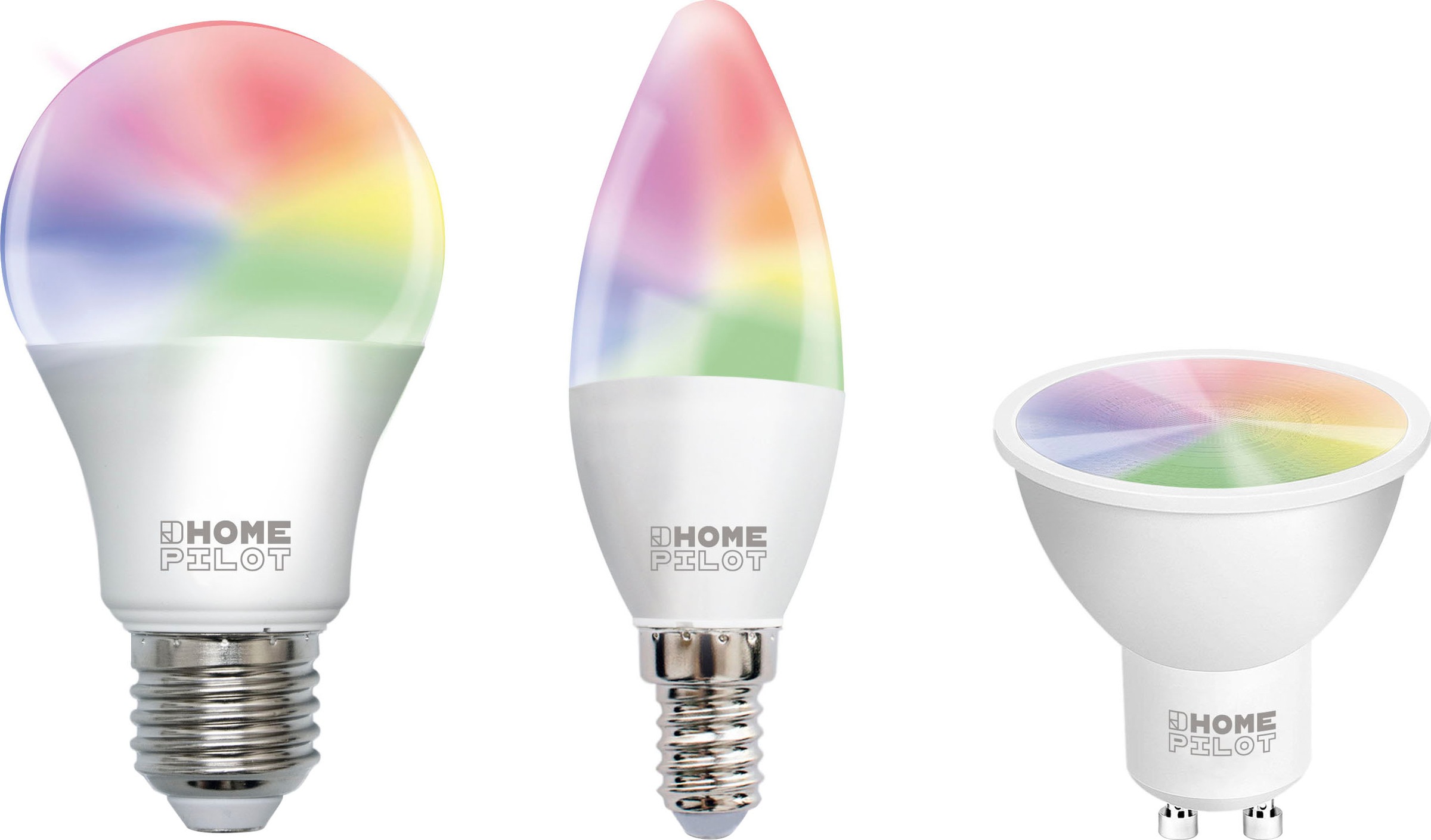 HOMEPILOT LED-Leuchtmittel »addZ LED-Lampe E14 White and Colour«, Farbwechsler-Kaltweiß-Warmweiß