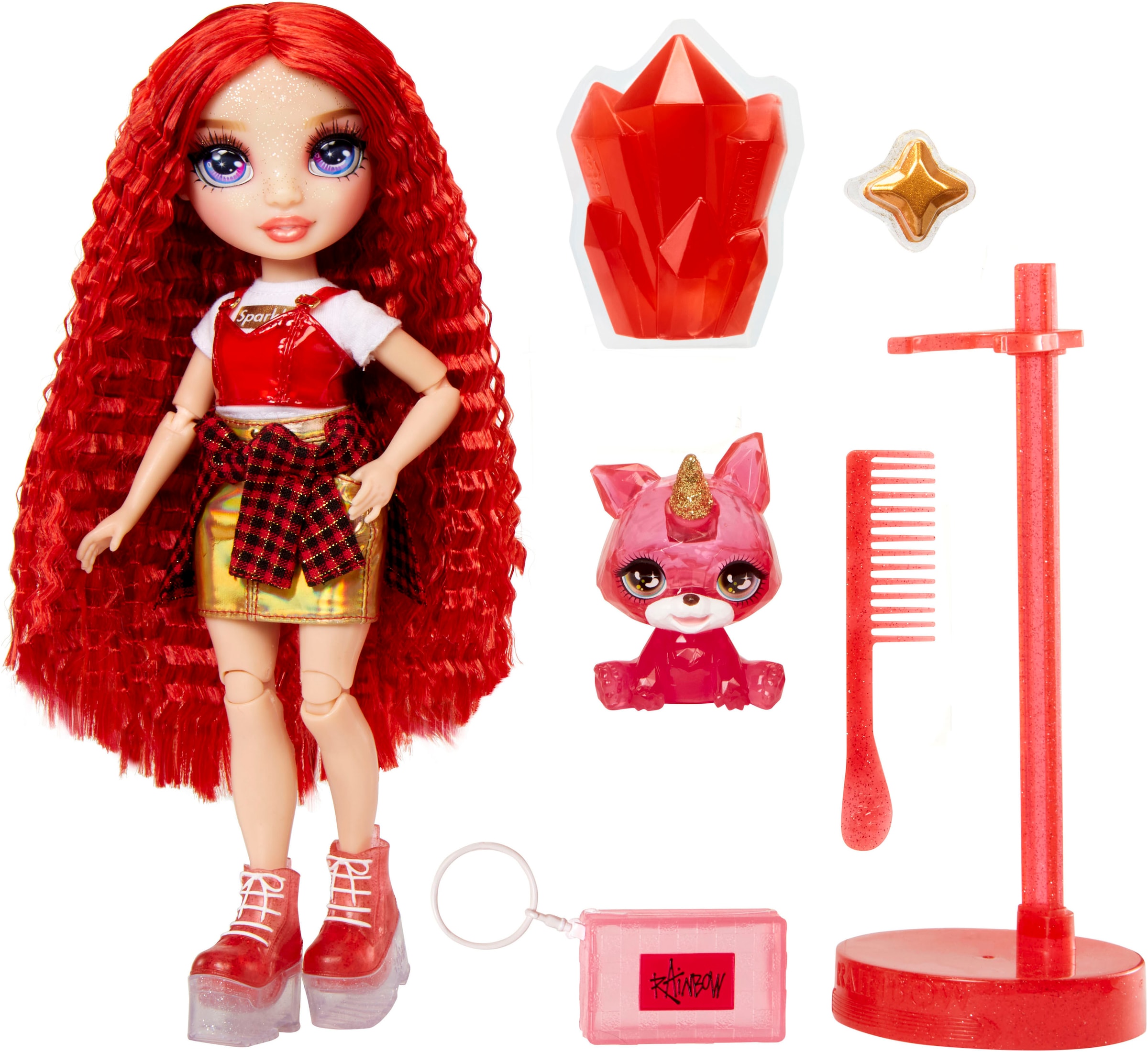 RAINBOW HIGH Anziehpuppe »Classic Rainbow Fashion Doll- Ruby (red)«