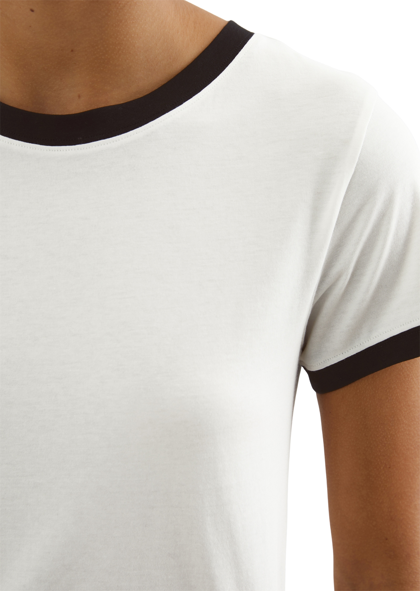 Marc O'Polo T-Shirt »Mix & Match Jersey«, mit Kontrast-Details