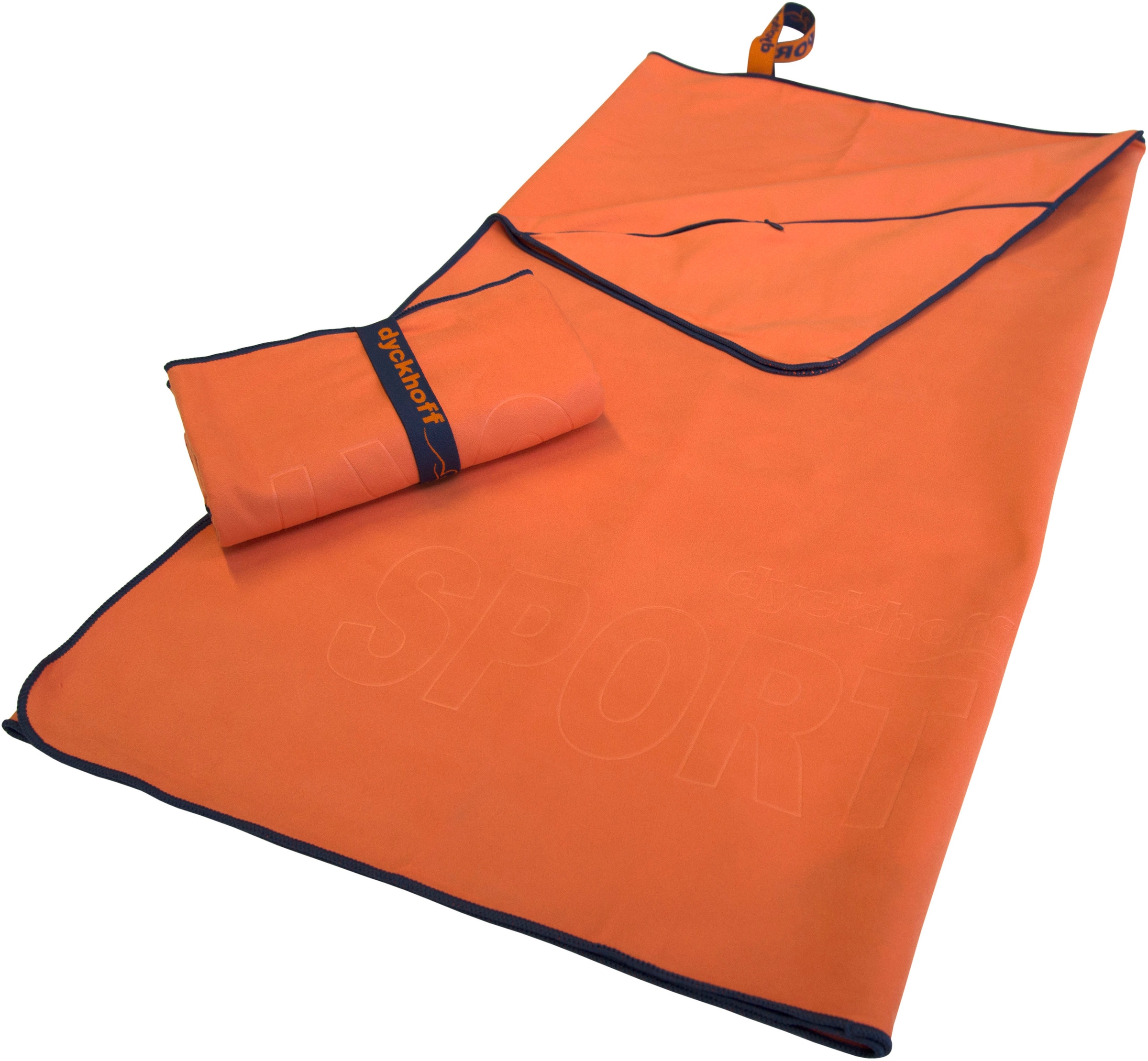 Dyckhoff Sporthandtuch »Mikrofaser Sporttuch«, (1 St., Handtuch 60 x 120 cm), auch als 2er Set erhätlich