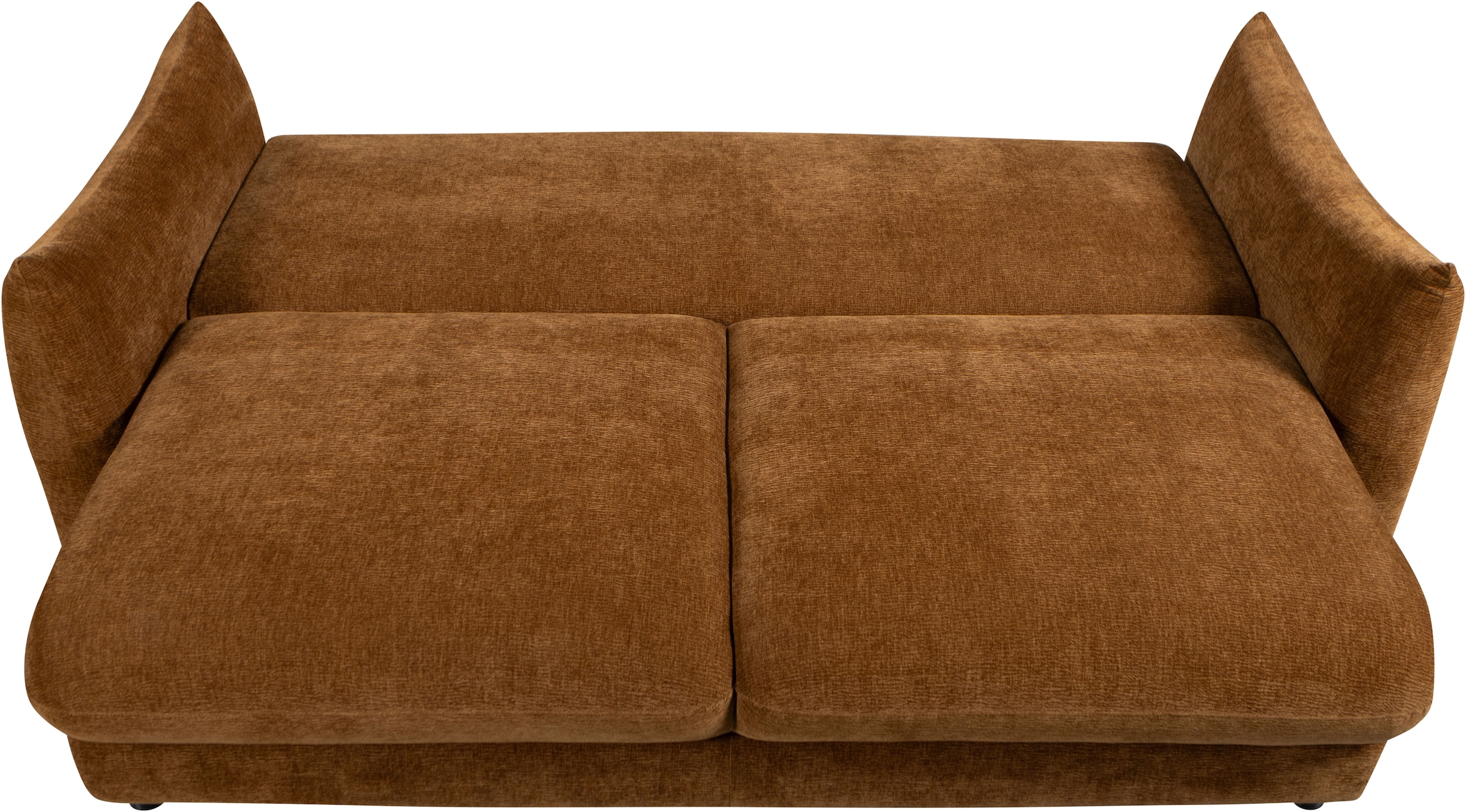 WOOOD Schlafsofa »Jonne Strukturbezug mit Schlaffunktion, H 92 x B 233 x T 105 cm« Tragkraft 220 kg, Sitzbreite 192 cm, Geringe Verschleißfestigkeit