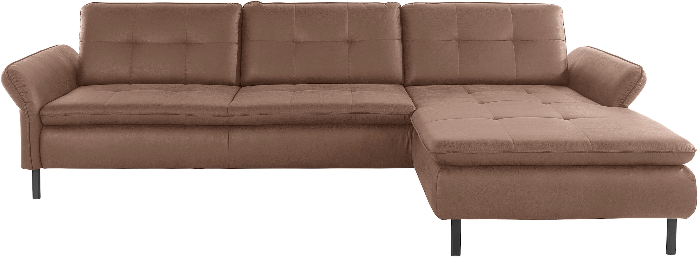 INOSIGN Ecksofa »Birkholm L-Form«, Armlehnverstellung, auch in Easy Clean Bezug - mit Wasser zu reinigen