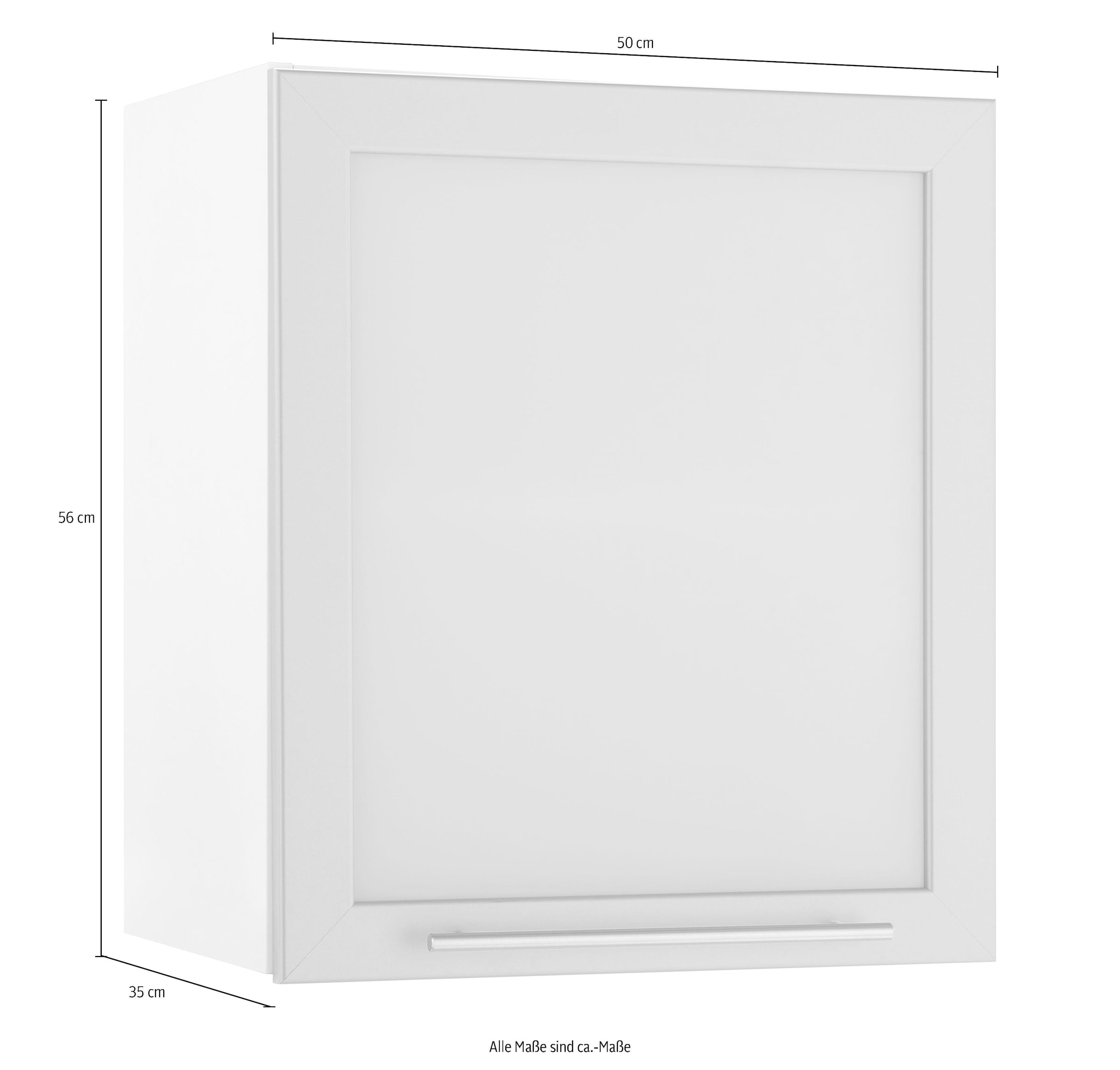 wiho Küchen Glashängeschrank »Flexi2«, Breite 50 cm