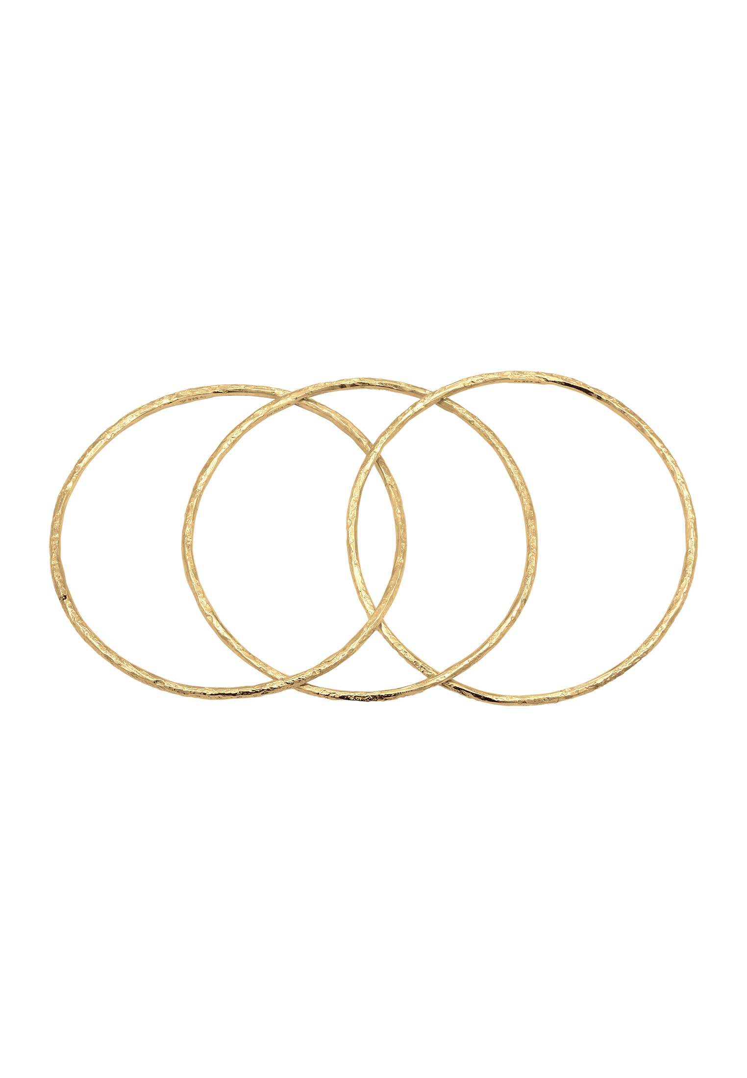 Elli Premium Armreif »Armband Armreif Dreifach 925 Sterling Silber«