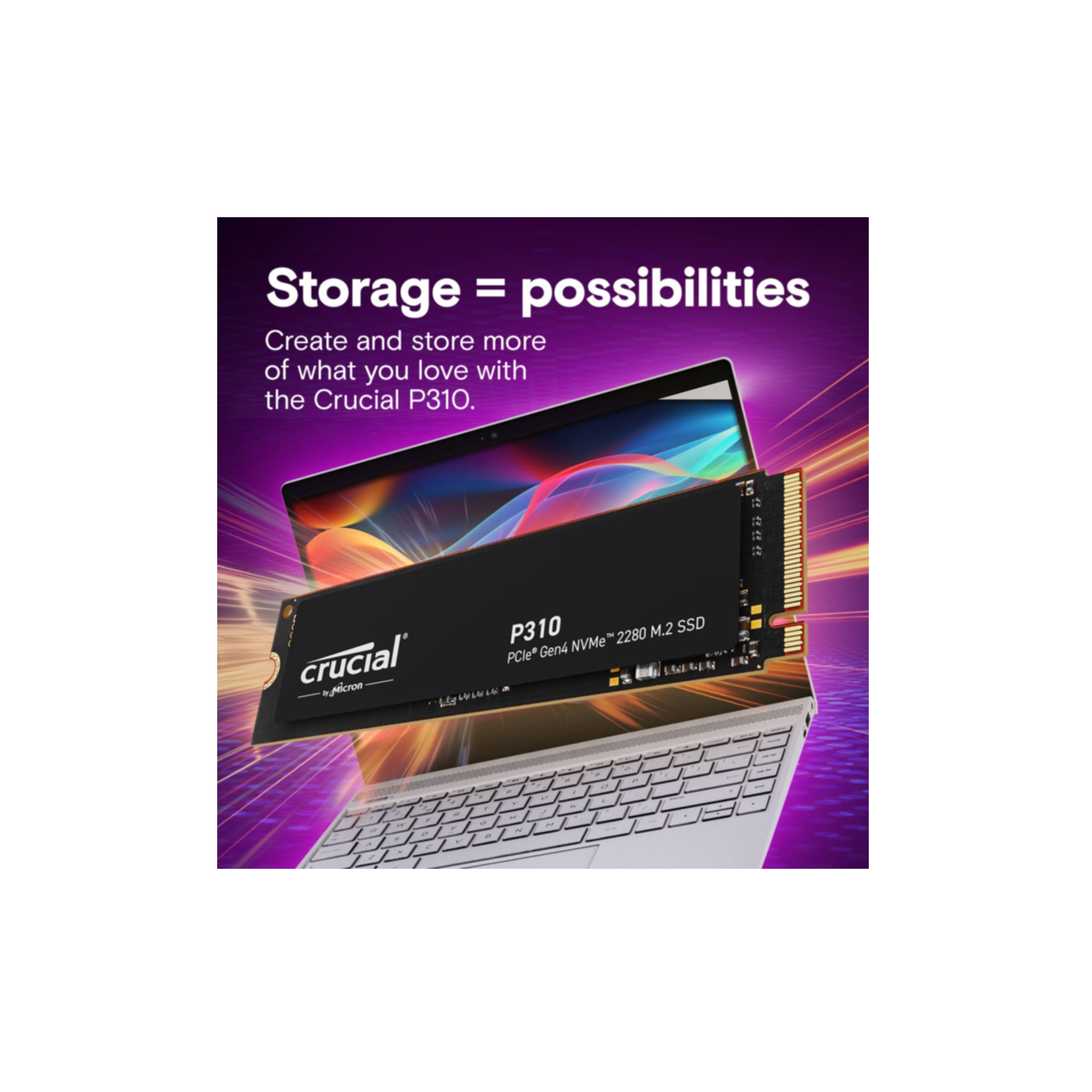 Crucial interne SSD »P310«