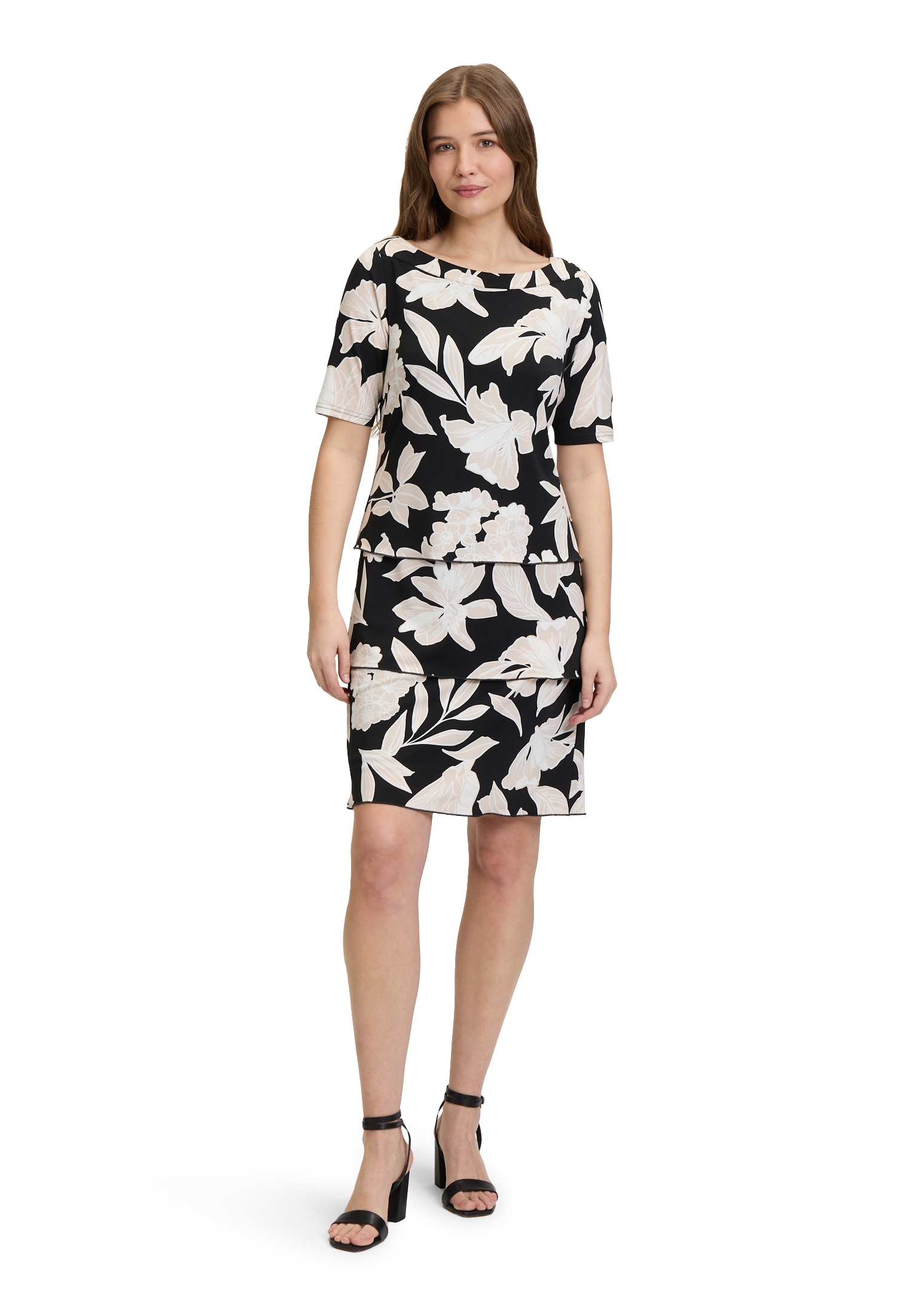 Betty Barclay Midikleid »Stufenkleid kurzarm«