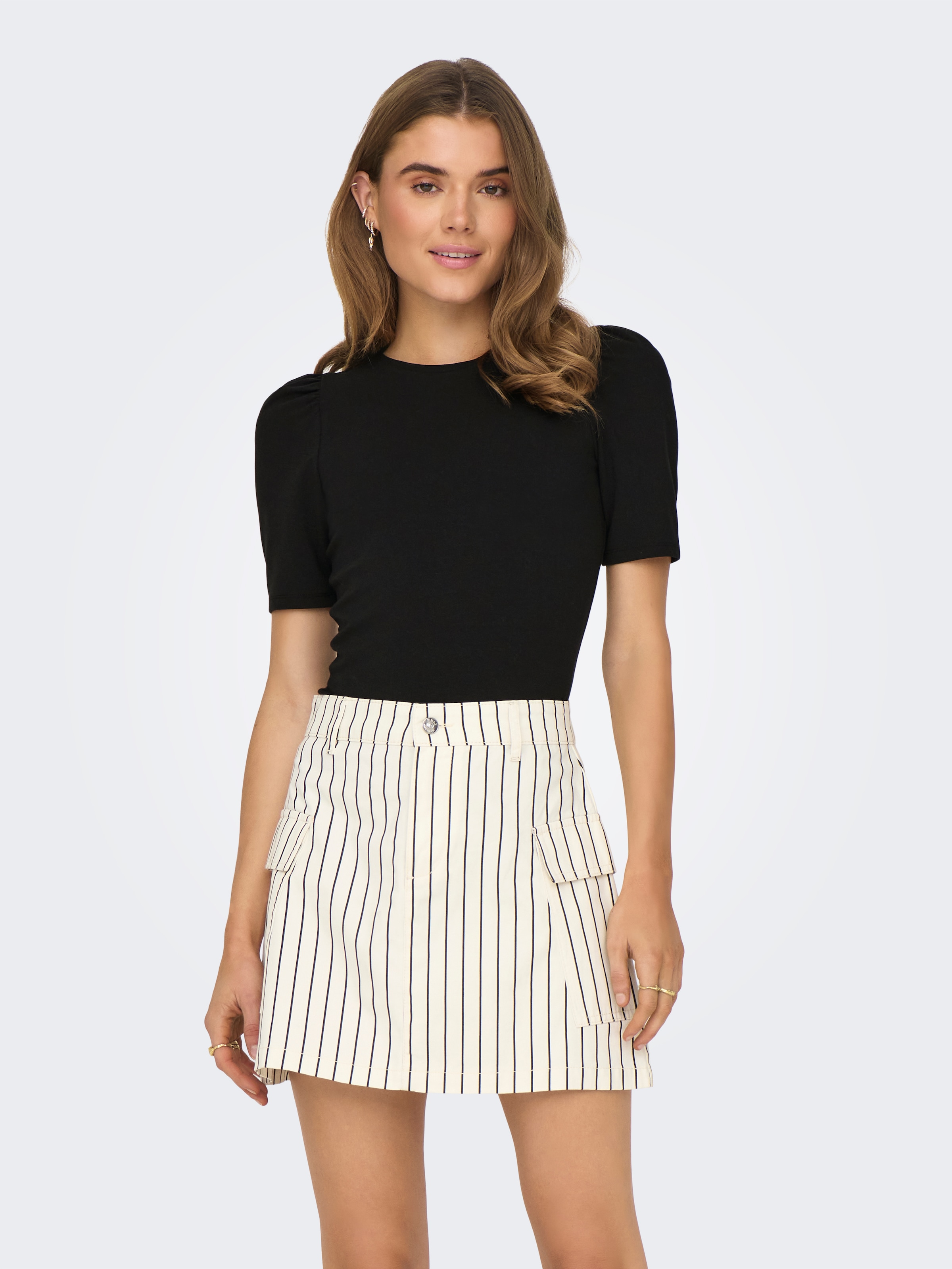 ONLY Kurzarmshirt »ONLLIVE LOVE 2/4 PUFFTOP JRS NOOS«