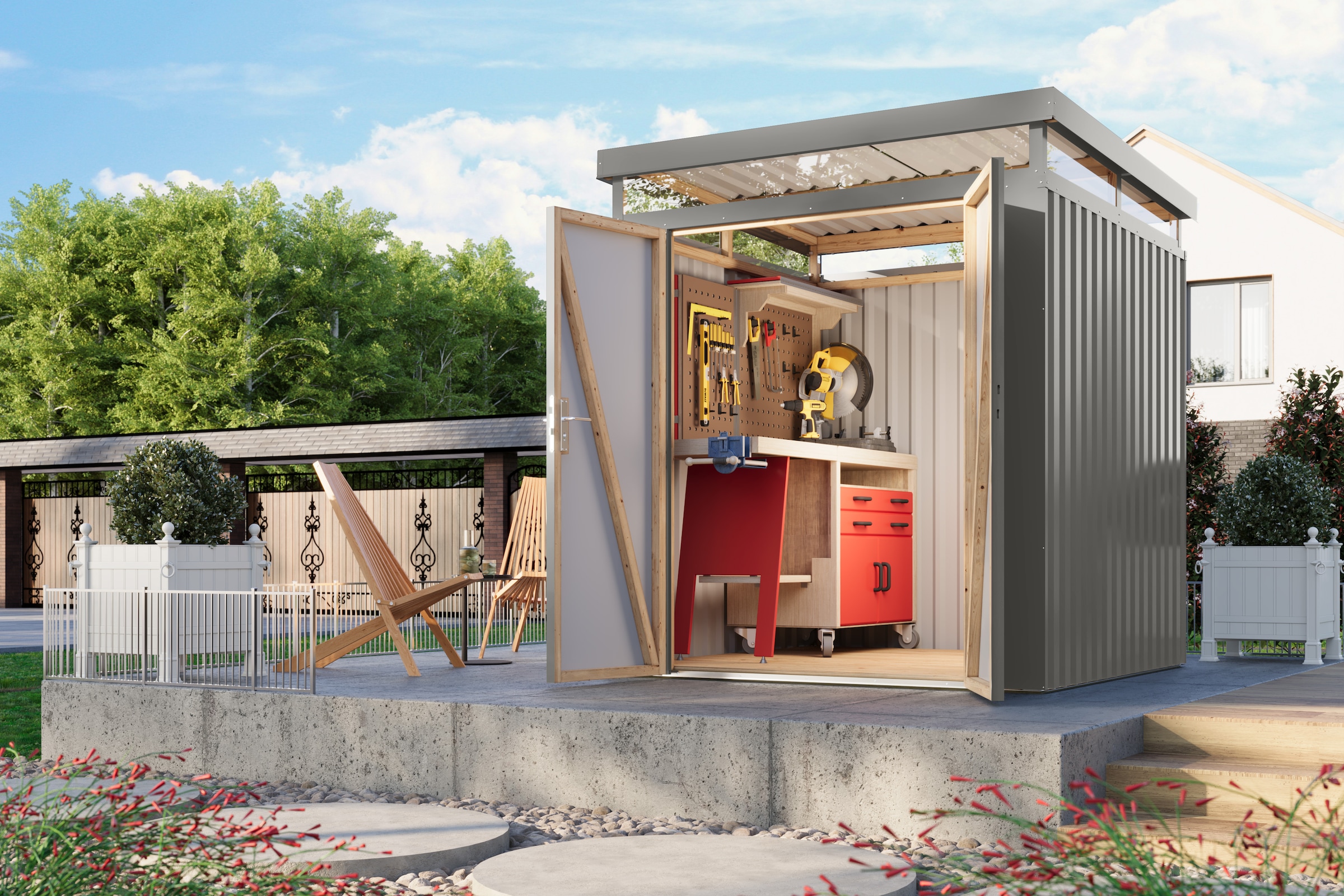 Karibu Gerätehaus »Titanium 2«