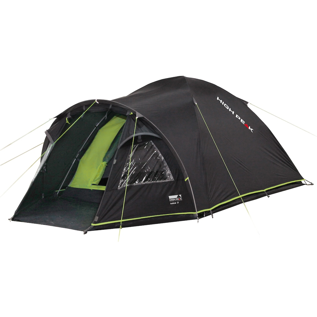 High Peak Kuppelzelt »Talos 3«, 3 Personen, (Set, mit Transporttasche)