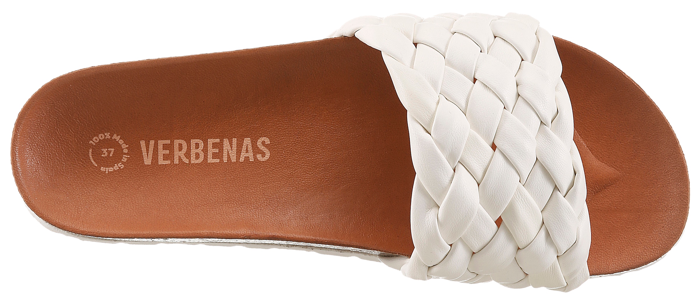VERBENAS Pantolette »RICA TRENZA SOFT«  Sommerschuh, Schlappen, Strandschuh mit geflochtener Bandage