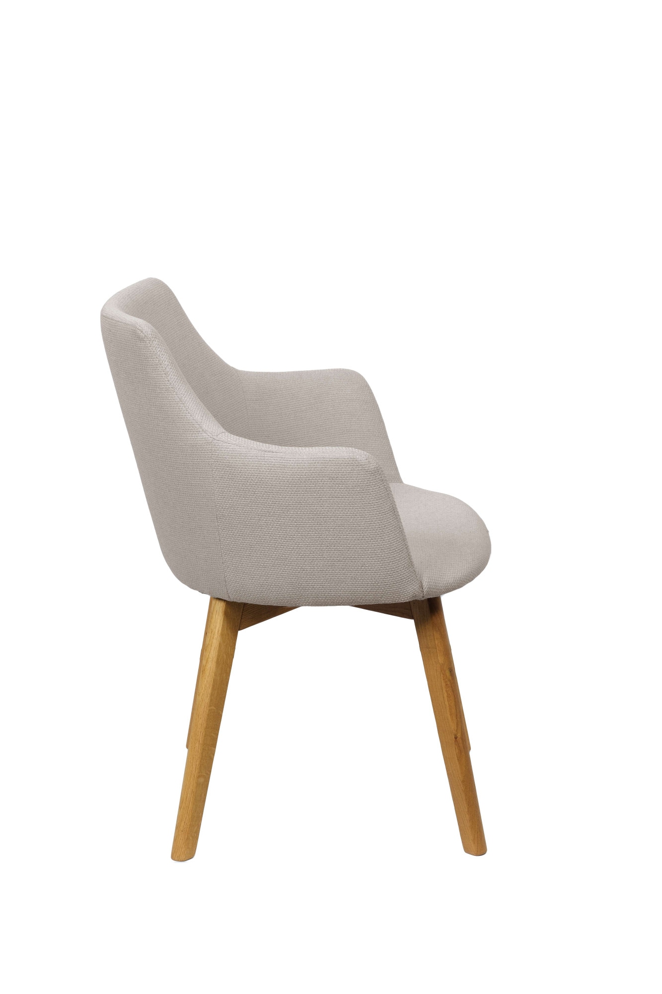 Home affaire Essgruppe »Ena Sitzgruppe für Küche/Esszimmer, Esstisch mit 4 Polsterstühlen 5tlg«, (Set, 5 tlg., 5-tlg), Stuhlbeine in Eiche Natur oder Buche Schwarz, Tisch 180 cm, U-Gestell
