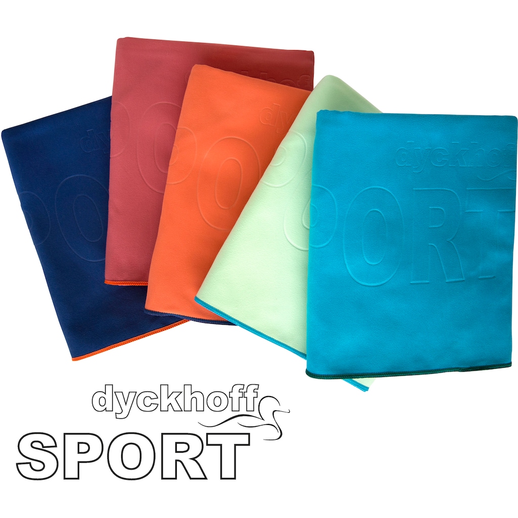 Dyckhoff Sporthandtuch »Mikrofaser Sporttuch«, (1 St.)