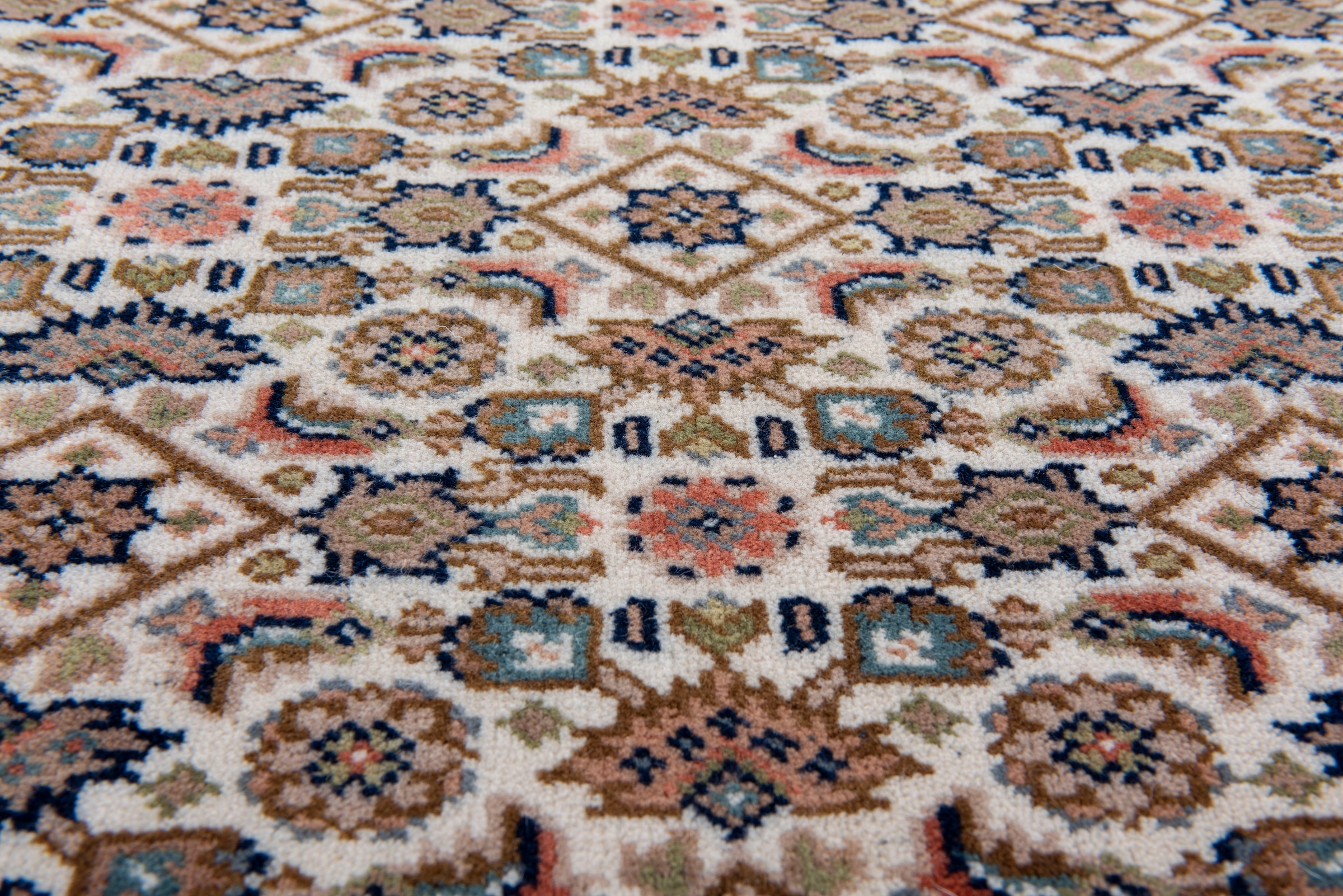 my home Orientteppich »BH Oriantal«, rechteckig, 12 mm Höhe, reine Wolle, handgeknüpft, orientalisches Design, mit Fransen