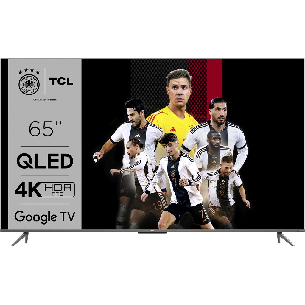 TCL QLED-Fernseher »65C631X1«, 164 cm/65 Zoll, 4K Ultra HD, Smart-TV-Google TV