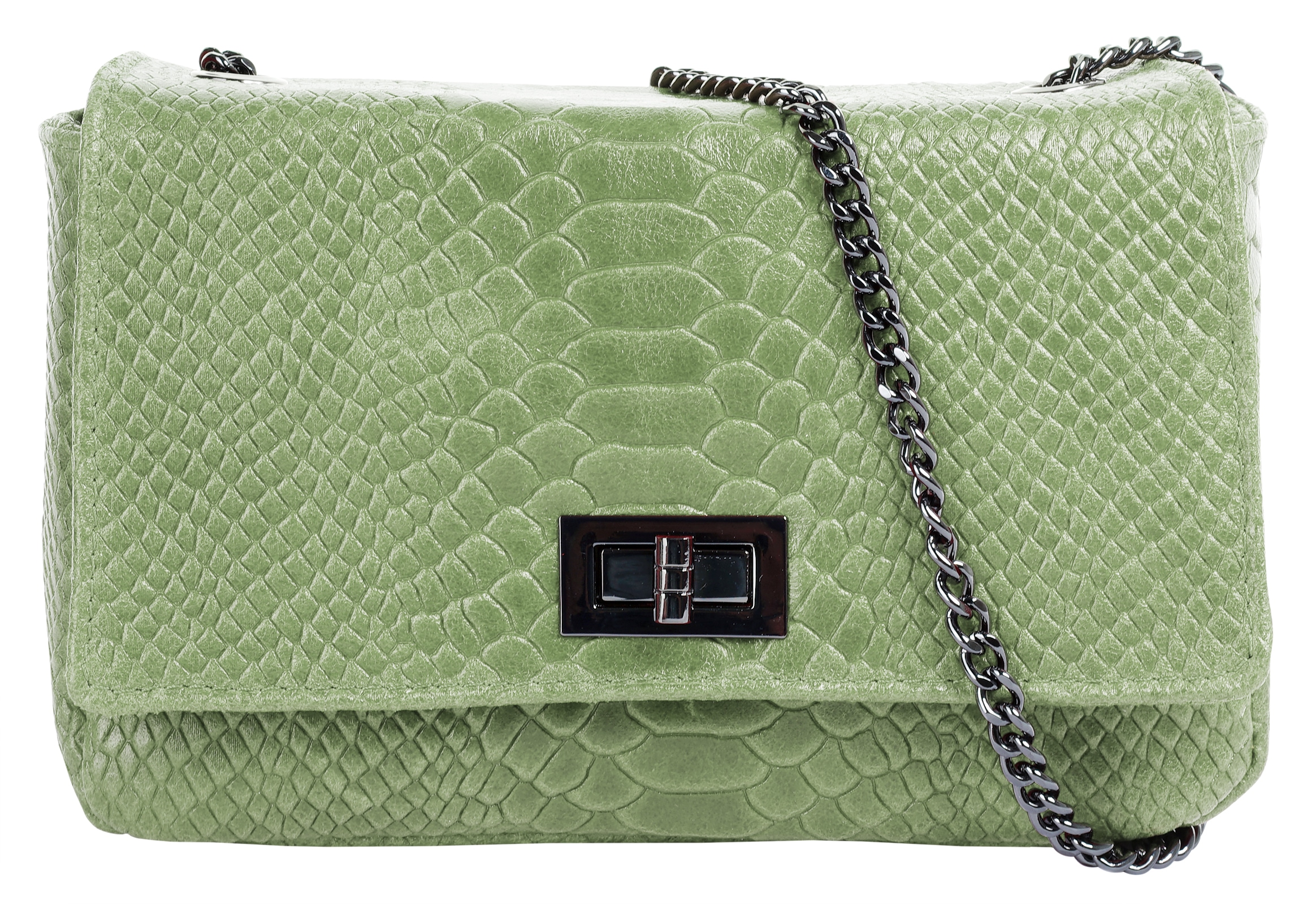 Cluty Umhängetasche »CLUTY Damen echt Leder, Made in Italy« echt Leder, Made in Italy