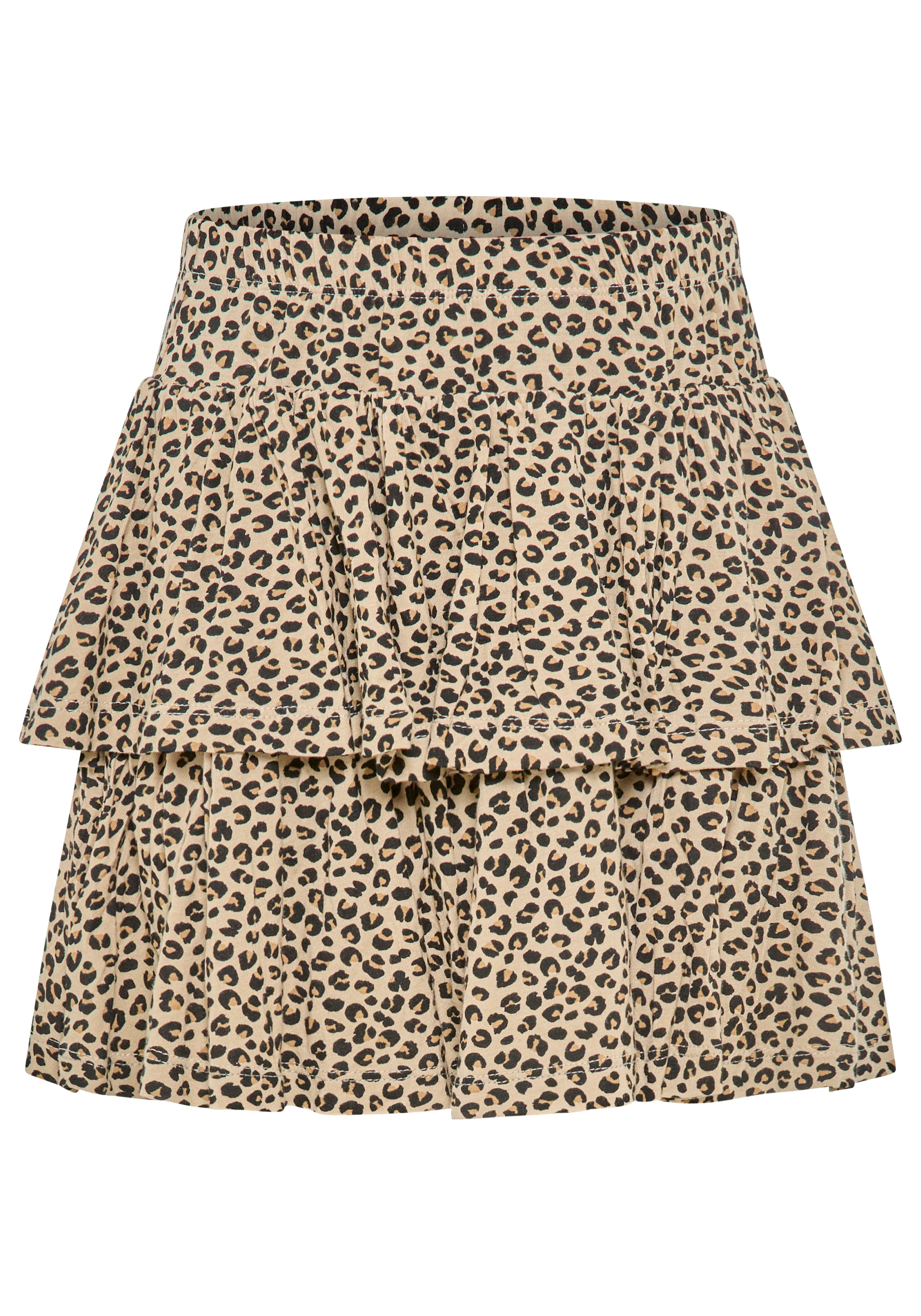 KIDSWORLD Jerseyrock »Viskose-Rock mit Leo-Allover« Trendiger Rock im Leoprint