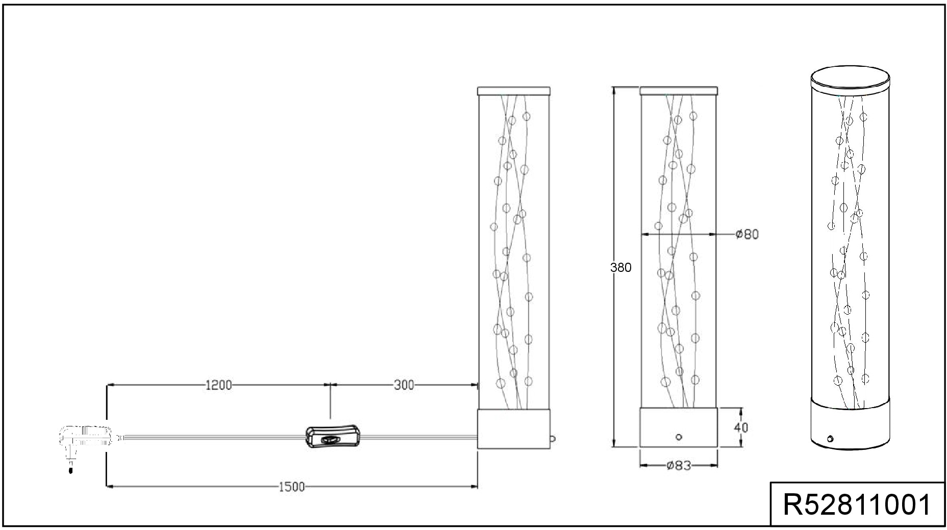 TRIO Leuchten LED Tischleuchte »RICO«, 1 flammig, Leuchtmittel LED-Modul | LED fest integriert, Schnurschalter, RGBW-Farbwechsler, Memory Funktion über Fernbedienung