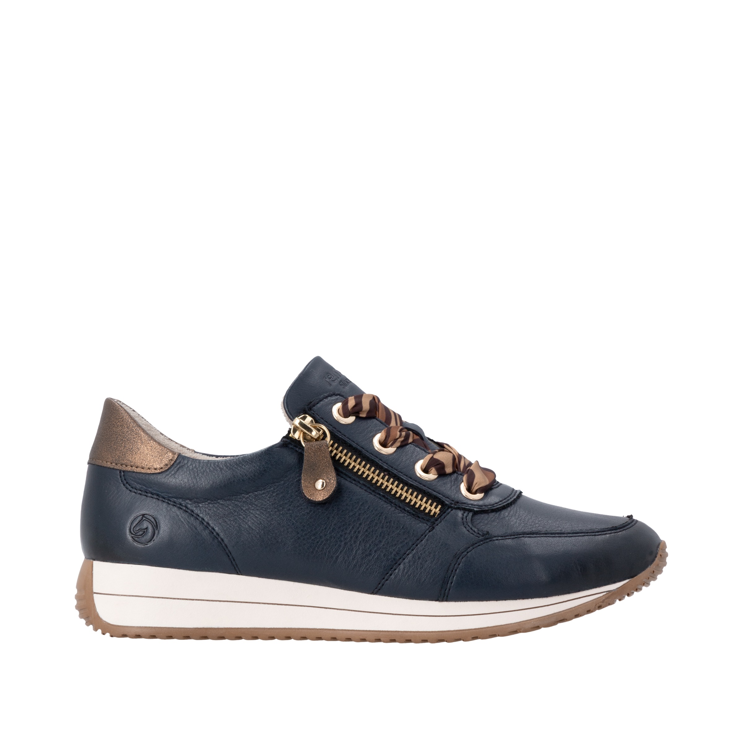 Remonte Keilsneaker  Freizeitschuh, Halbschuh, Schnürschuh mit Außenreißverschluss