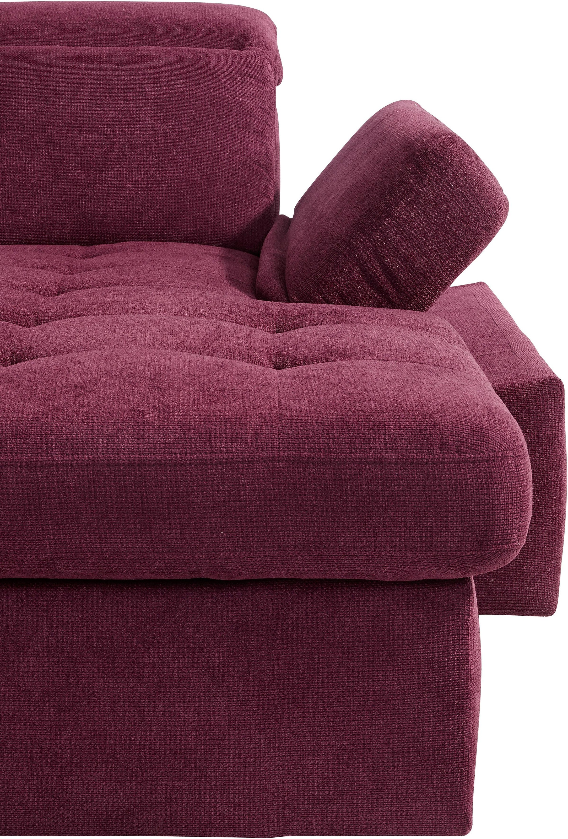 sit&more Wohnlandschaft »Stardust U-Form«, inklusive Kopfteilverstellung, Armlehnenfunktion und Tischelement