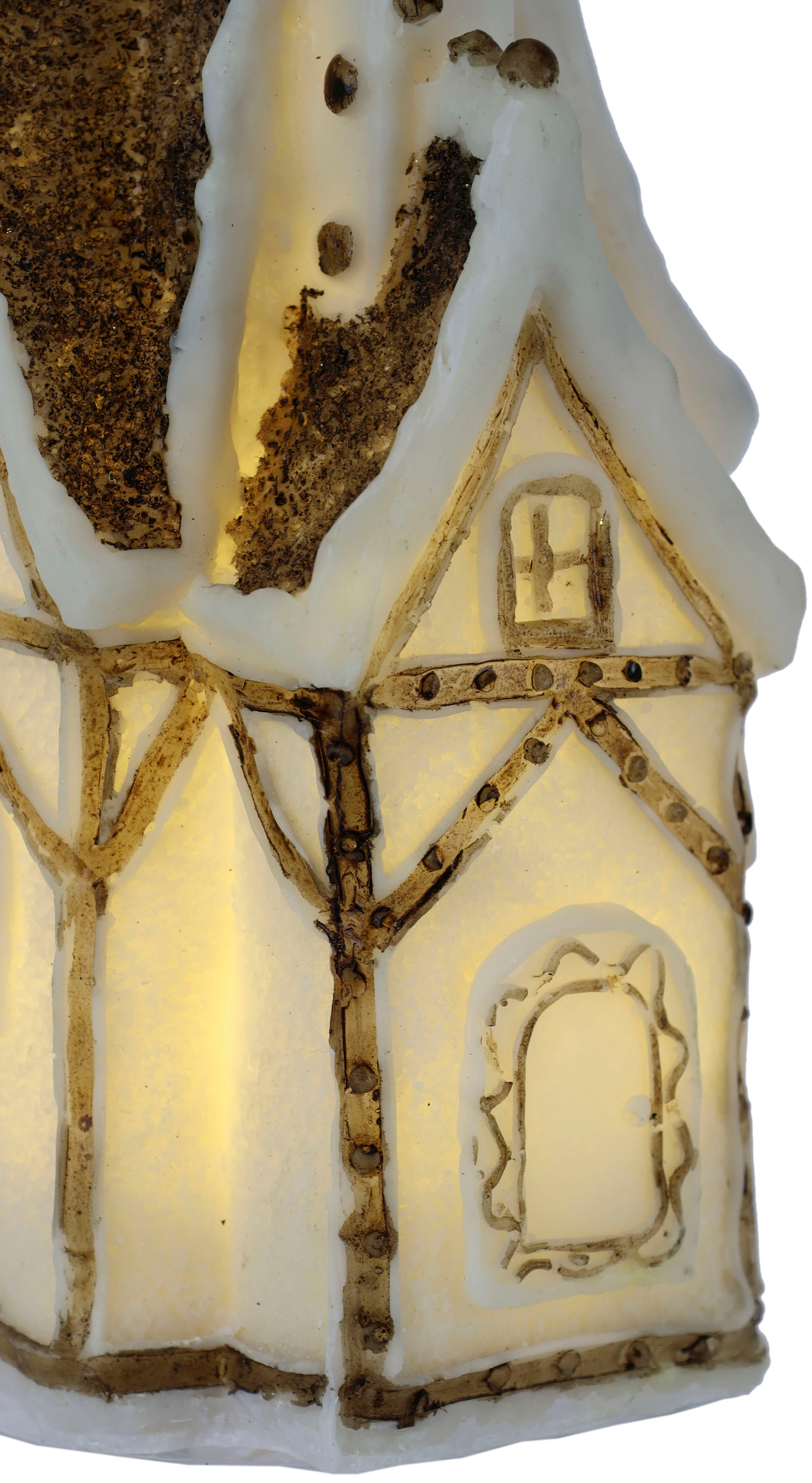 I.GE.A. Dekofigur »Haus«, Weihnachtsdeko aus Polyresin, Höhe ca. 24 cm