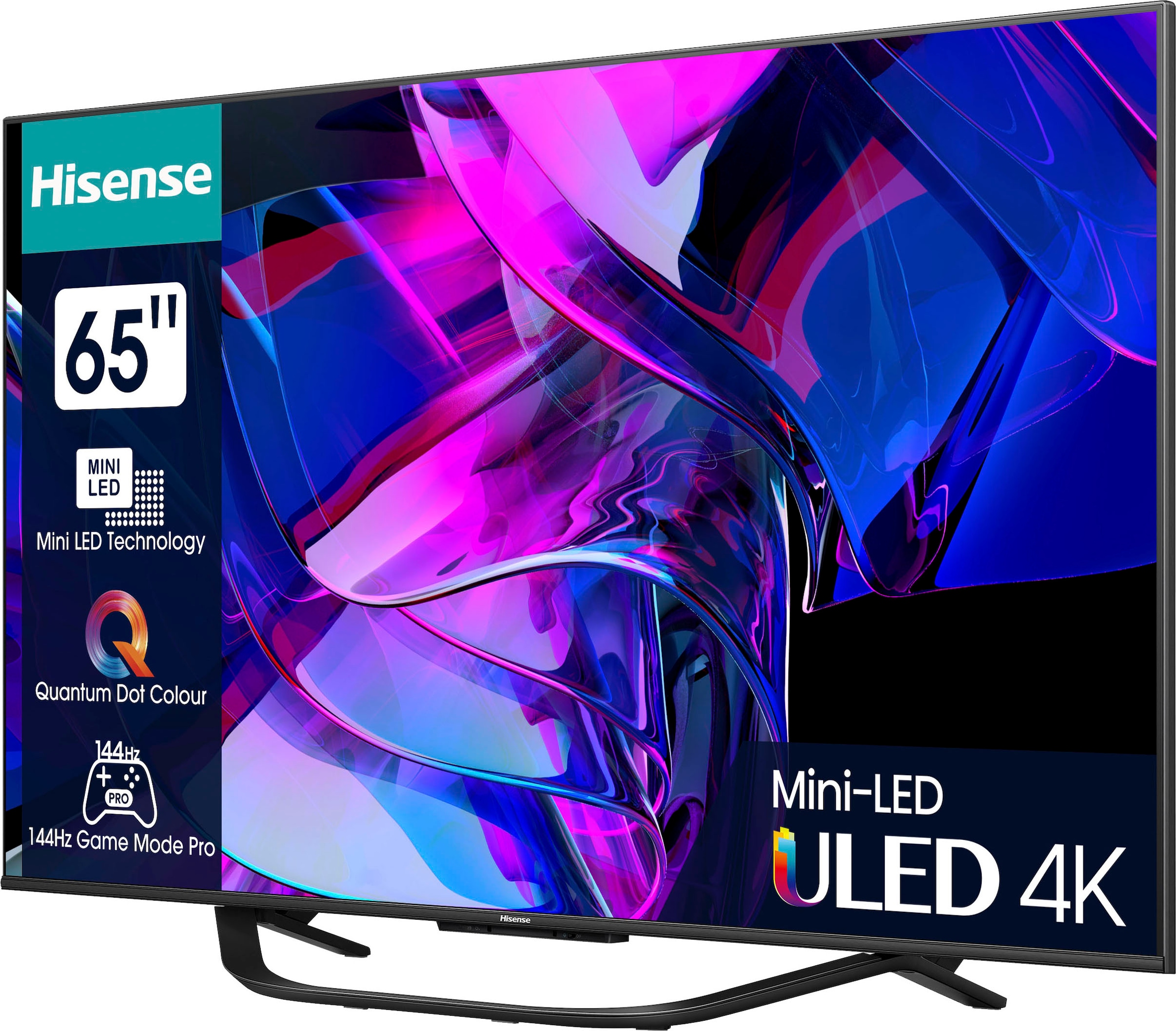 Hisense Mini-LED-Fernseher Ultra 4K Smart-TV ➥ 3 Zoll, cm/65 Jahre HD, »65U7KQ«, UNIVERSAL 164 | Garantie XXL