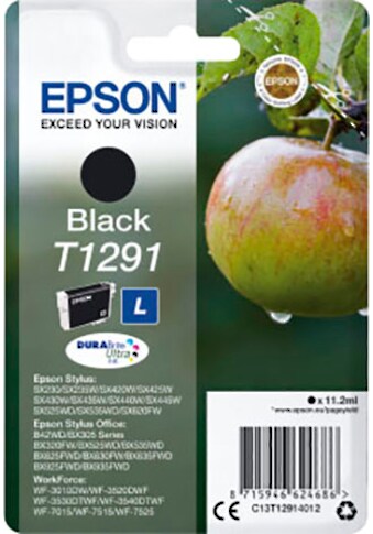 Epson Tintenpatrone »T1291«, original Druckerpatrone T1291 schwarz C13T12914012 kaufen