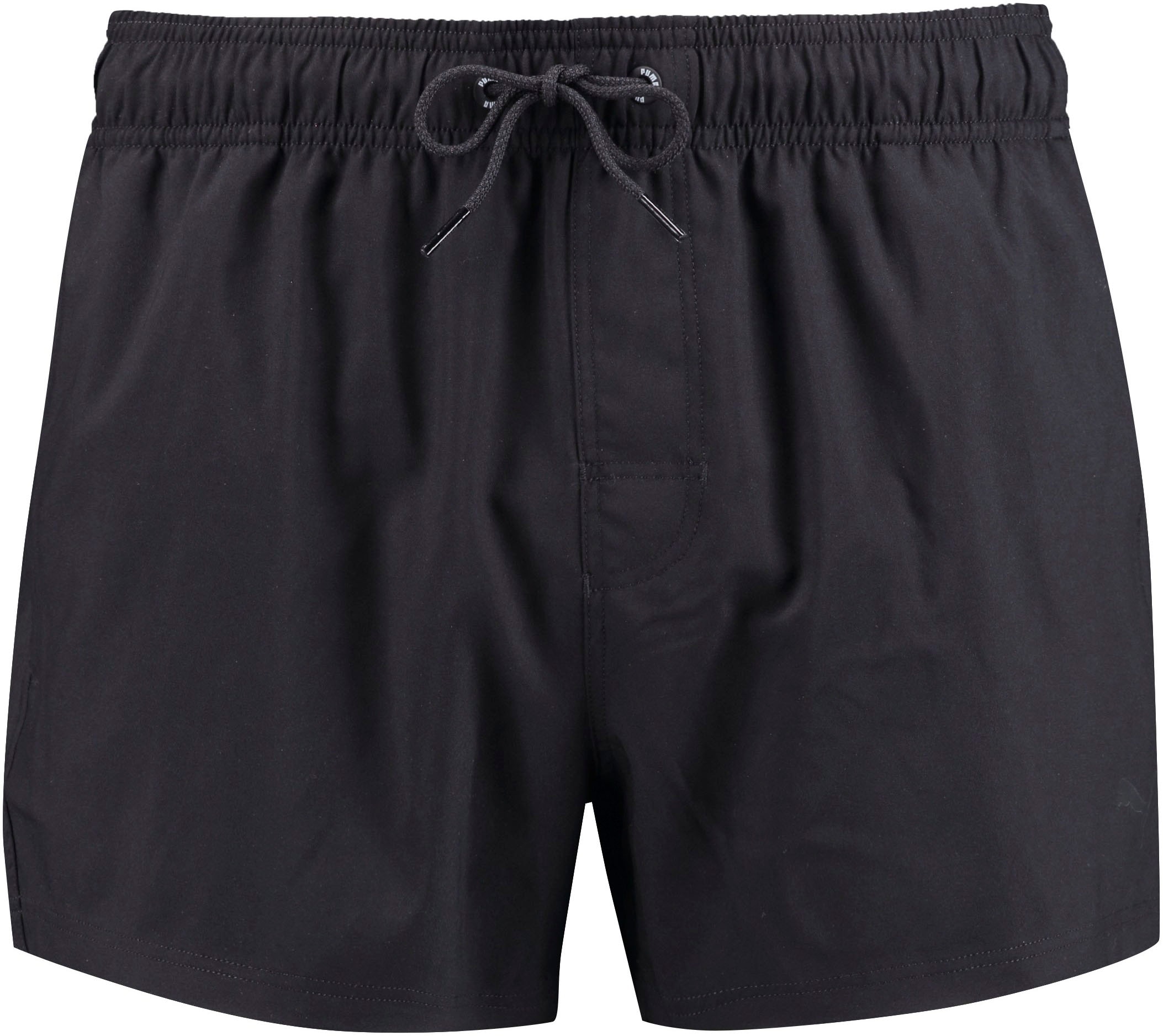 PUMA Badeshorts »PUMA SWIM MEN SHORT LENGTH SWIM SHORTS« mit seitlichen Eingriff-Taschen,   Gesäßtasche mit Klettverschluss