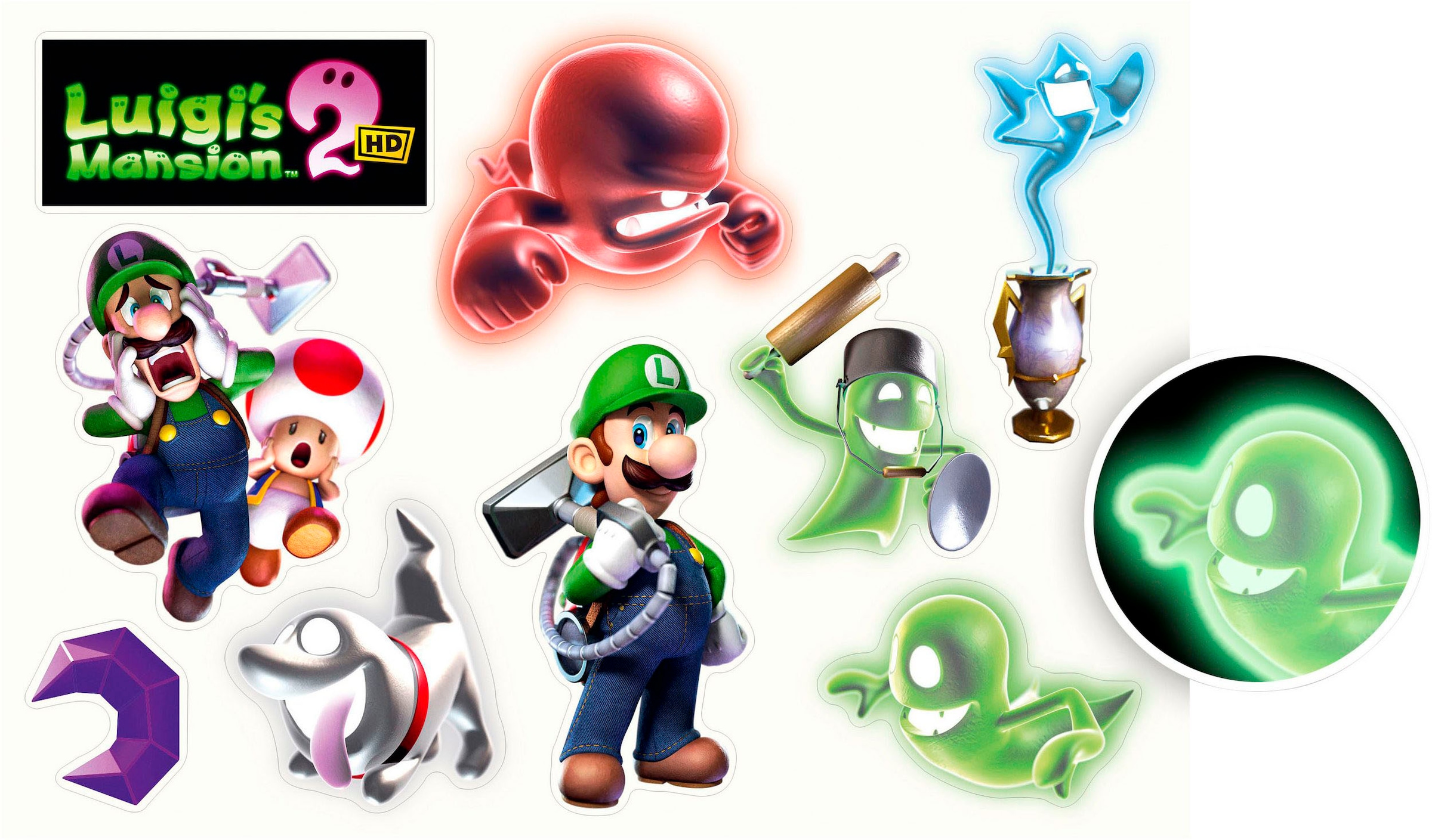 Nintendo Switch Spielekonsole »OLED + Luigi's Mansion 2 HD«