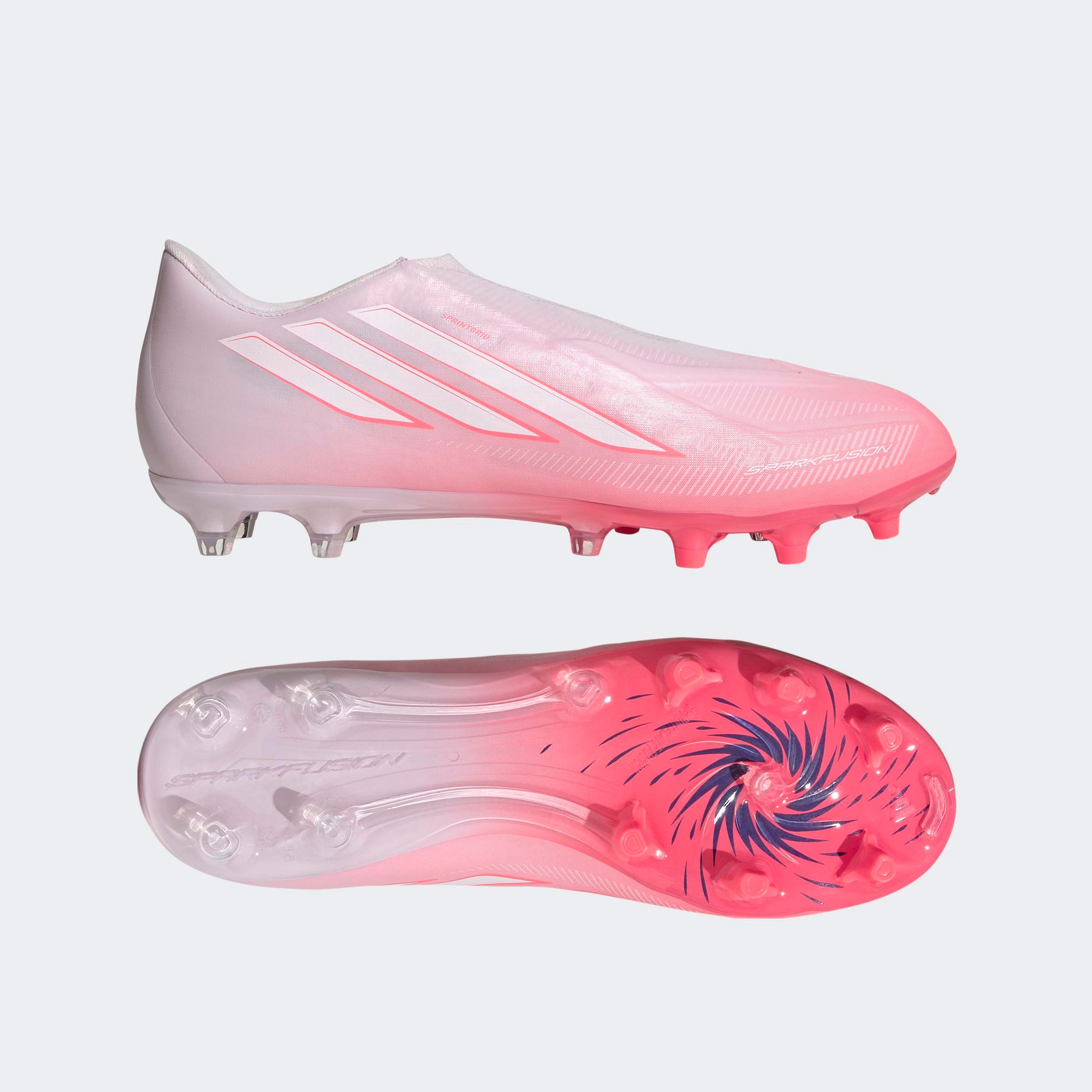 adidas Performance Fußballschuh »F50 SPARKFUSION LEAGUE , FESTE BÖDEN/KUNSTRASEN, SCHNÜRLOS«  für Rasen und Kunstrasenplätze geeignet