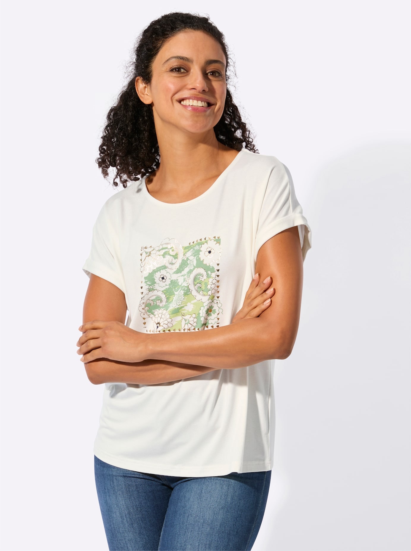 Inspirationen Kurzarmshirt »Shirt« 1 tlg.