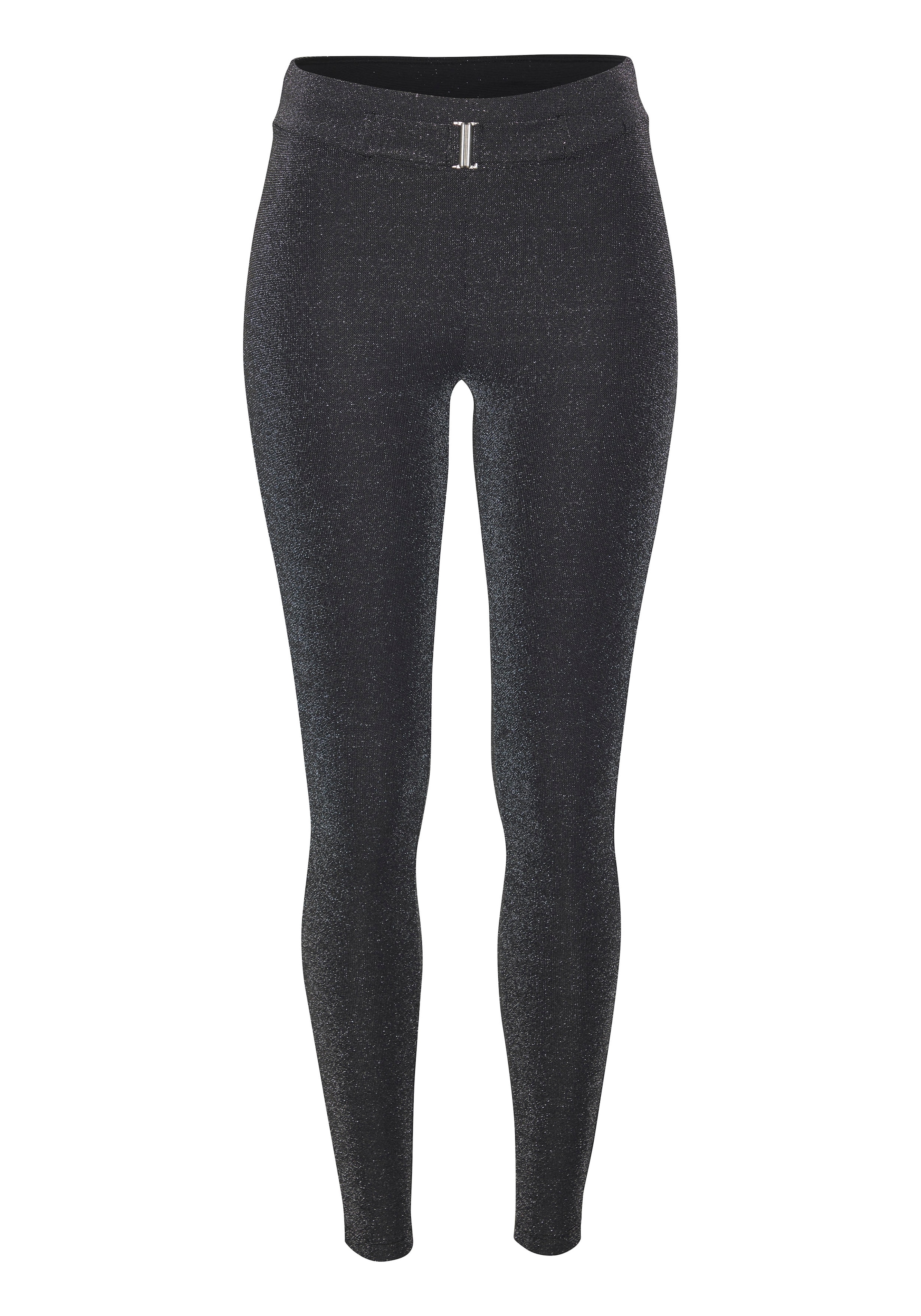 LASCANA Leggings, vorne mit angesetztem Gürtel