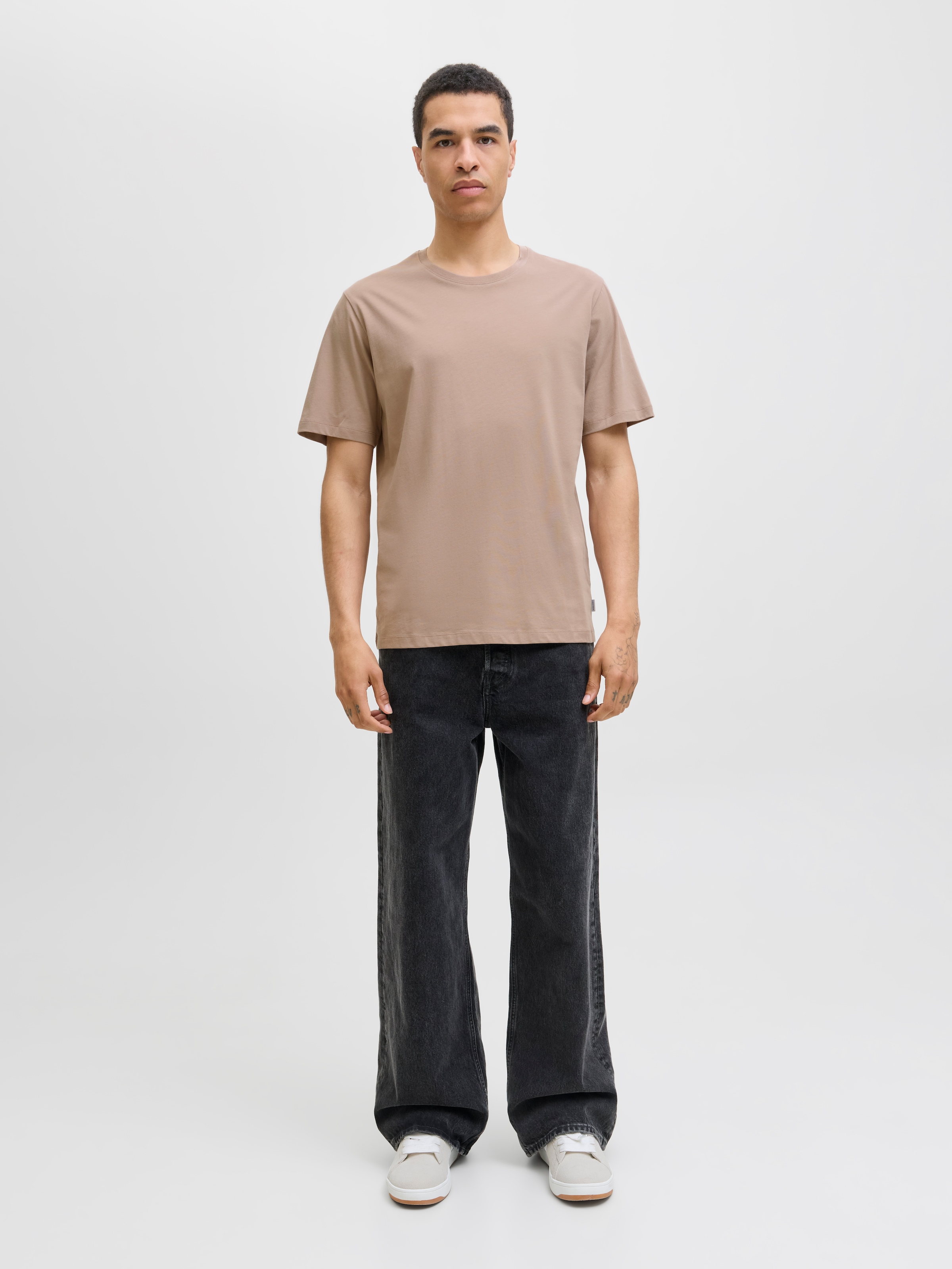 Jack & Jones Rundhalsshirt »JJEORGANIC BASIC TEE SS O-NECK NOOS«, mit Rundhalsausschnitt